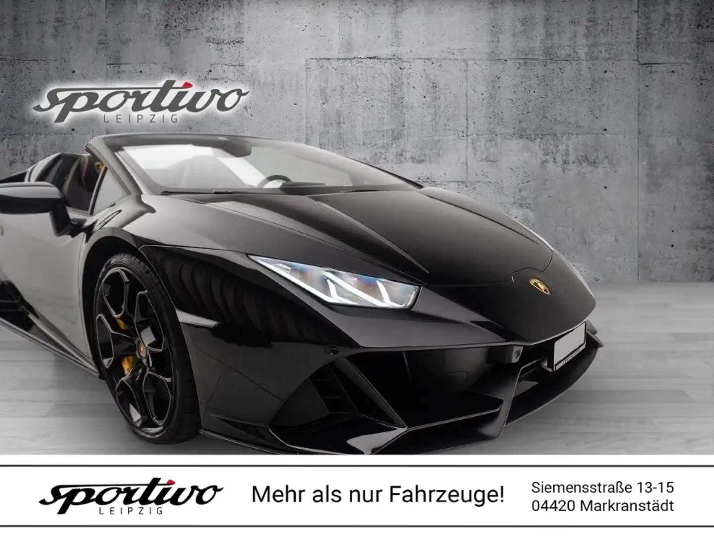 Lamborghini Huracán EVO Spider Schwarz - 1