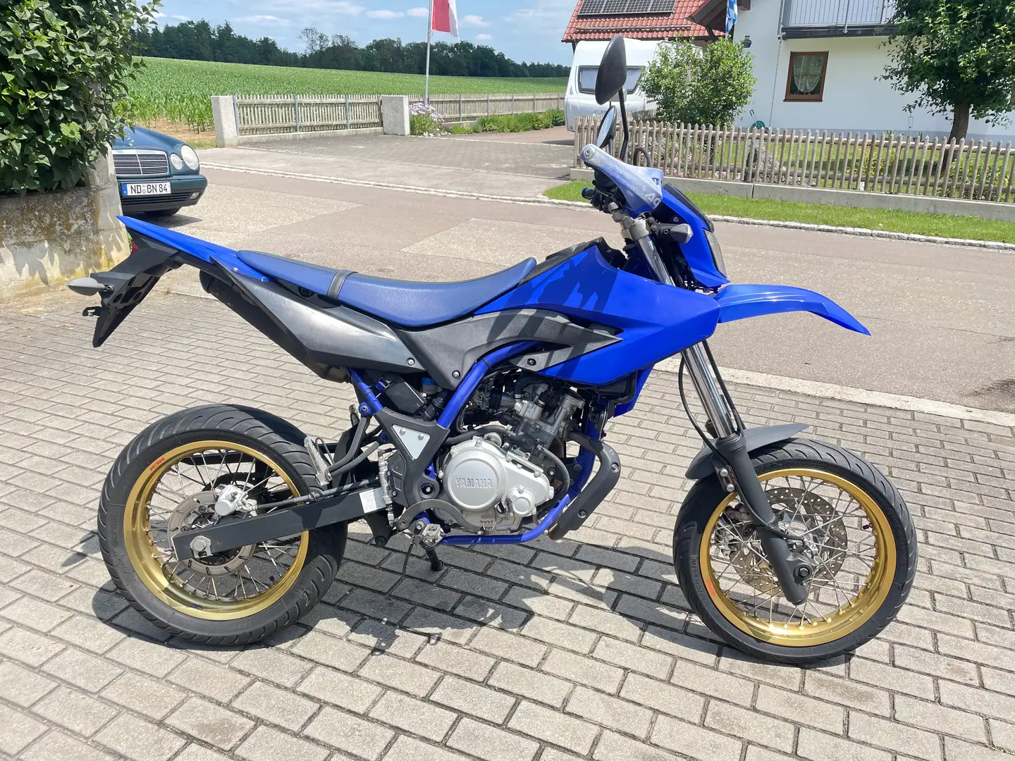Yamaha WR 125 amaha WR 125X –Top Zustand–17.883 km–BJ 2008 Blau - 1