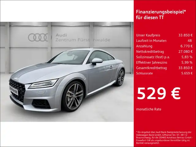 Audi TT Coupe 45 TFSI S-tronic quattro Navi Digitales Cock