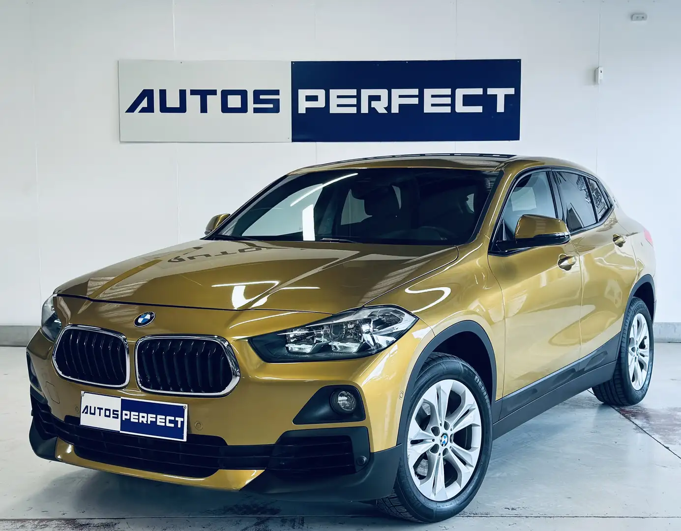 BMW X2 1.5i sDrive18i PDC CUIR CLIM BIZONE BLUETOOTH SOS Galben - 1