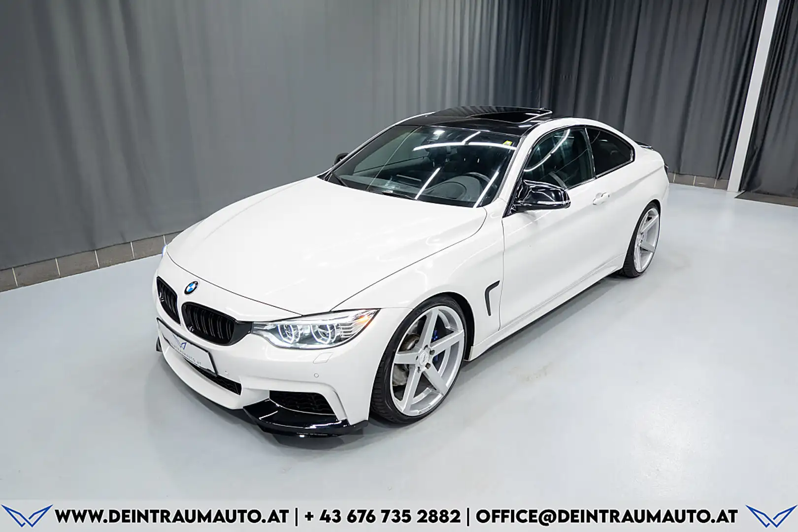BMW 435 d xDrive Coupe M Sport Aut.*ZPERFORMANCE*SCHIEB... Weiß - 2