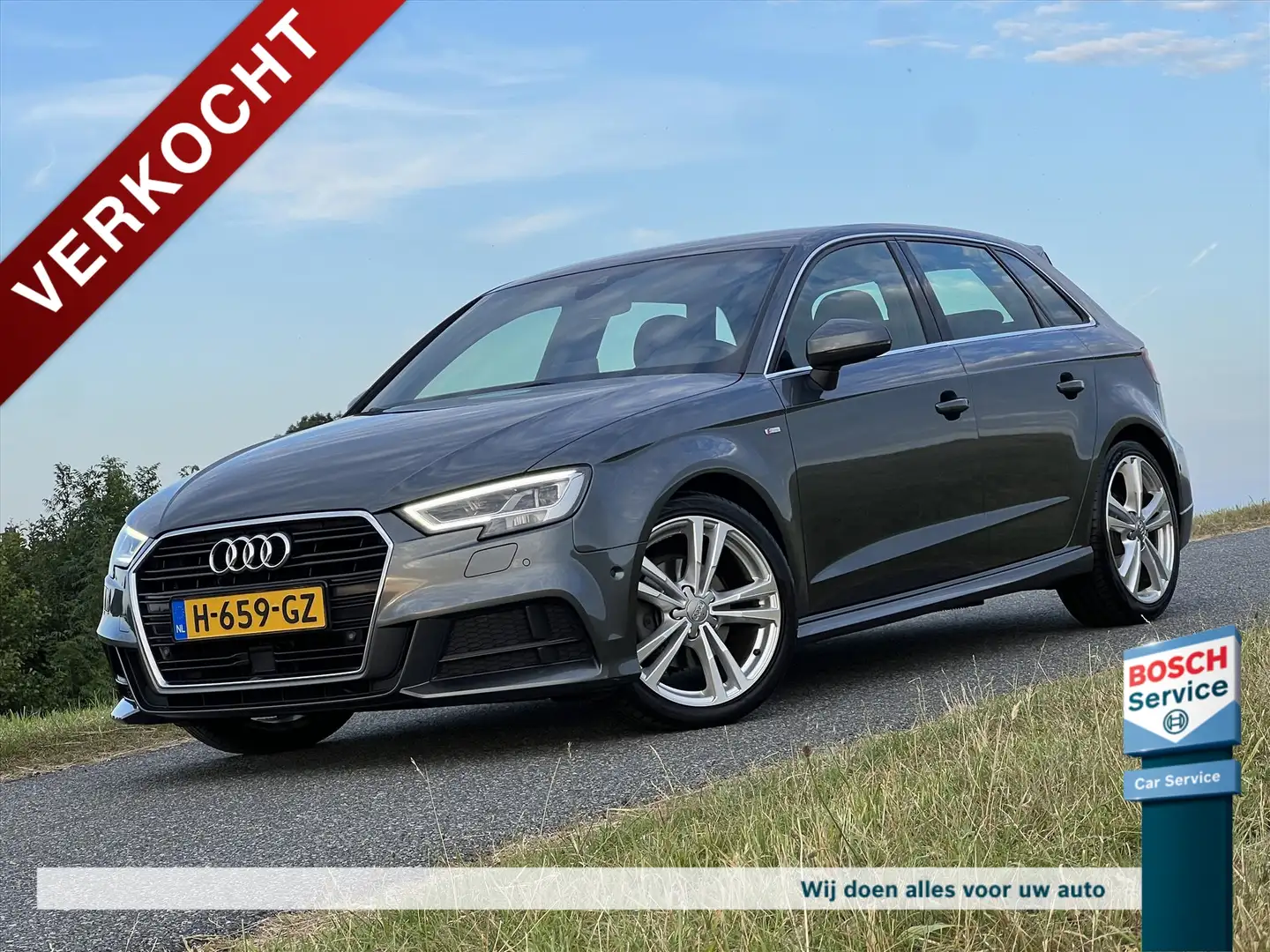 Audi A3 1.4 TFSI 150PK CoD 3x S-line / Virtual Cockpit / B Gris - 1
