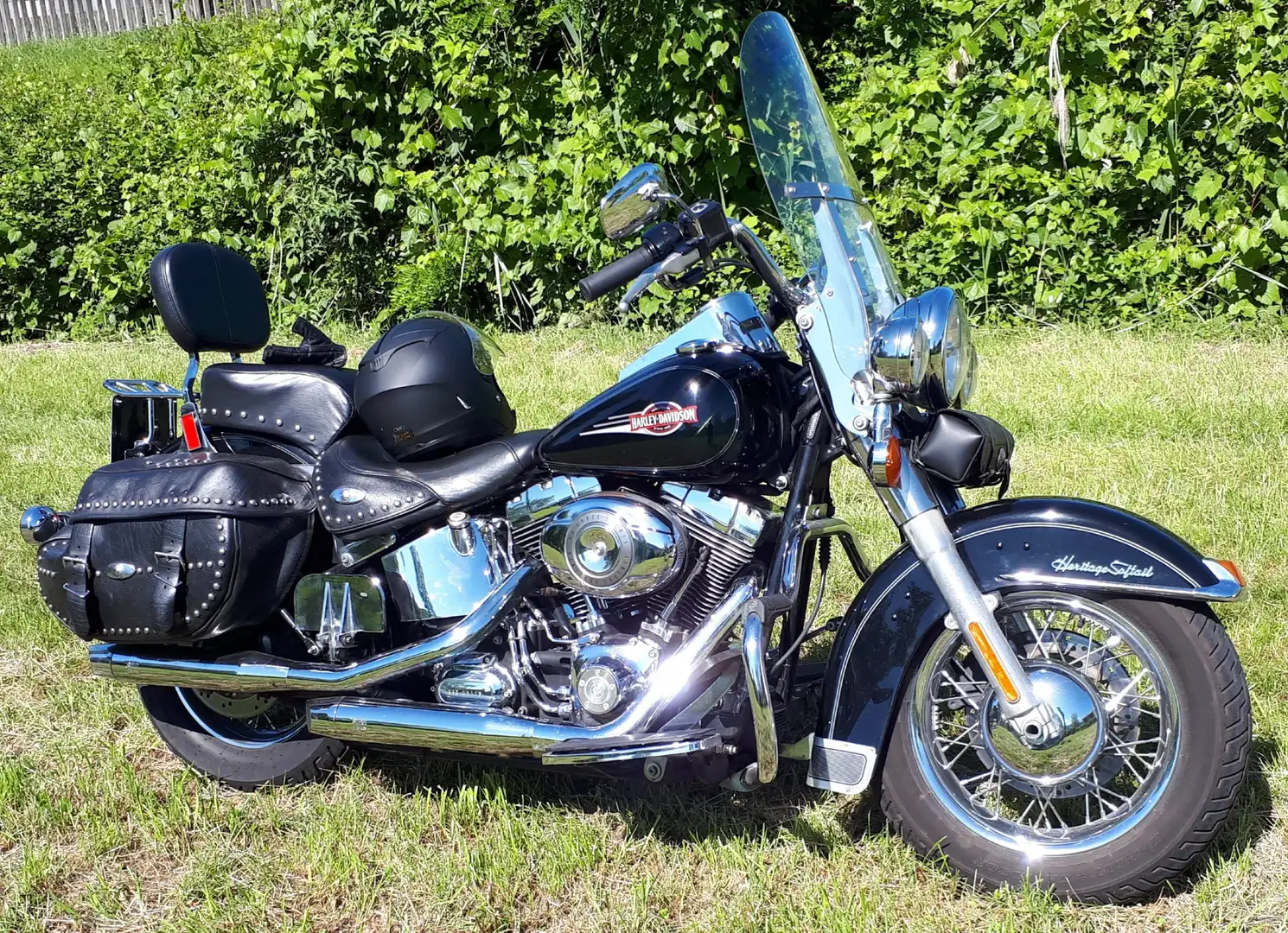 Harley-Davidson Heritage Softail FLSTC CC 1580 Nero - 2