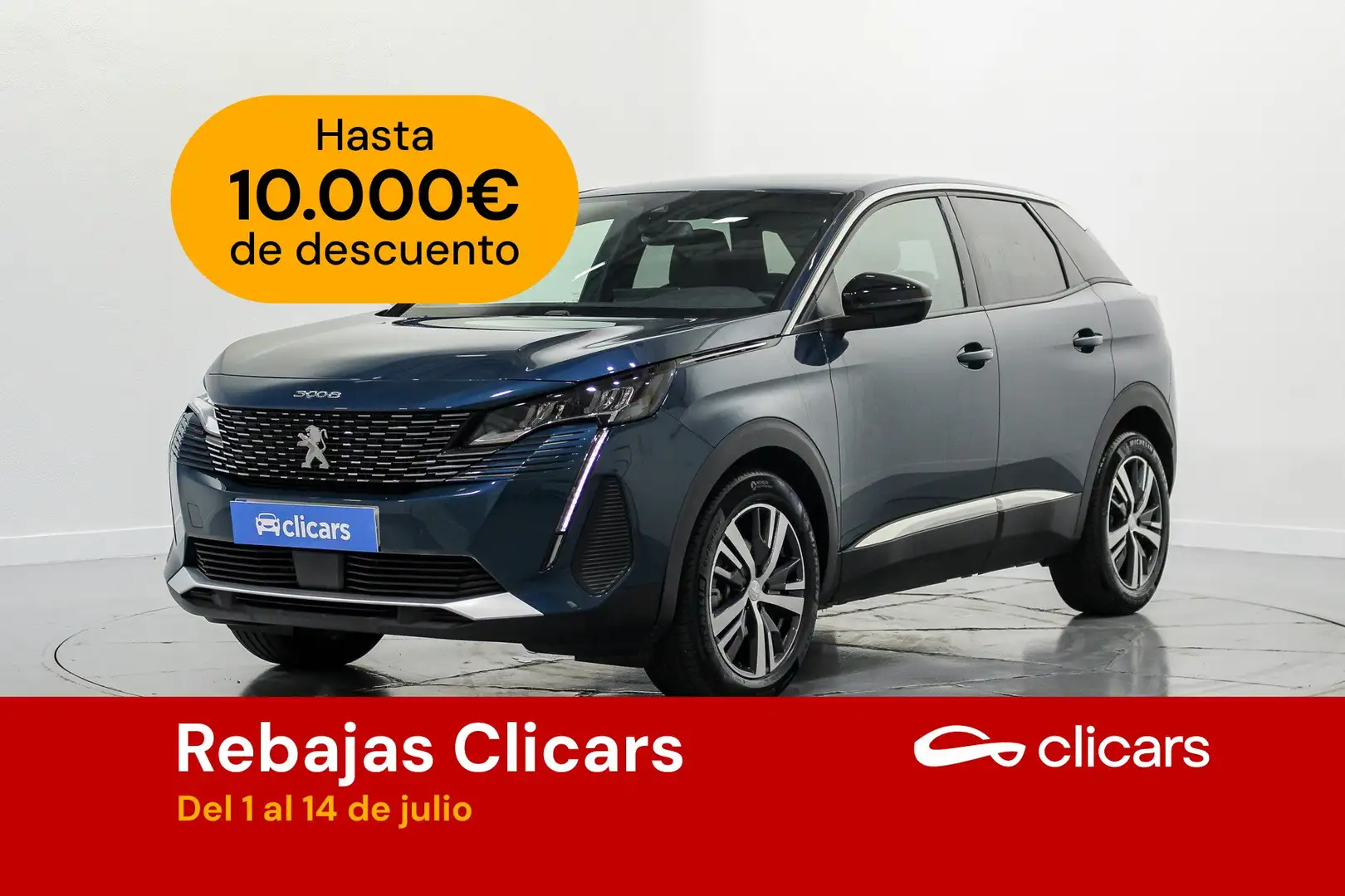 Peugeot 3008 Hybrid 136 Allure eDCS6 Azul - 1