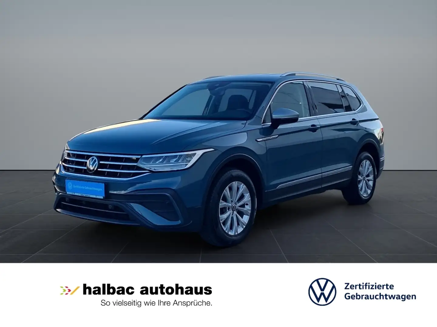 Volkswagen Tiguan Allspace 2.0 TDI +LED+SHZ+APPCONN+18"+PDC+HECKKL Blau - 1