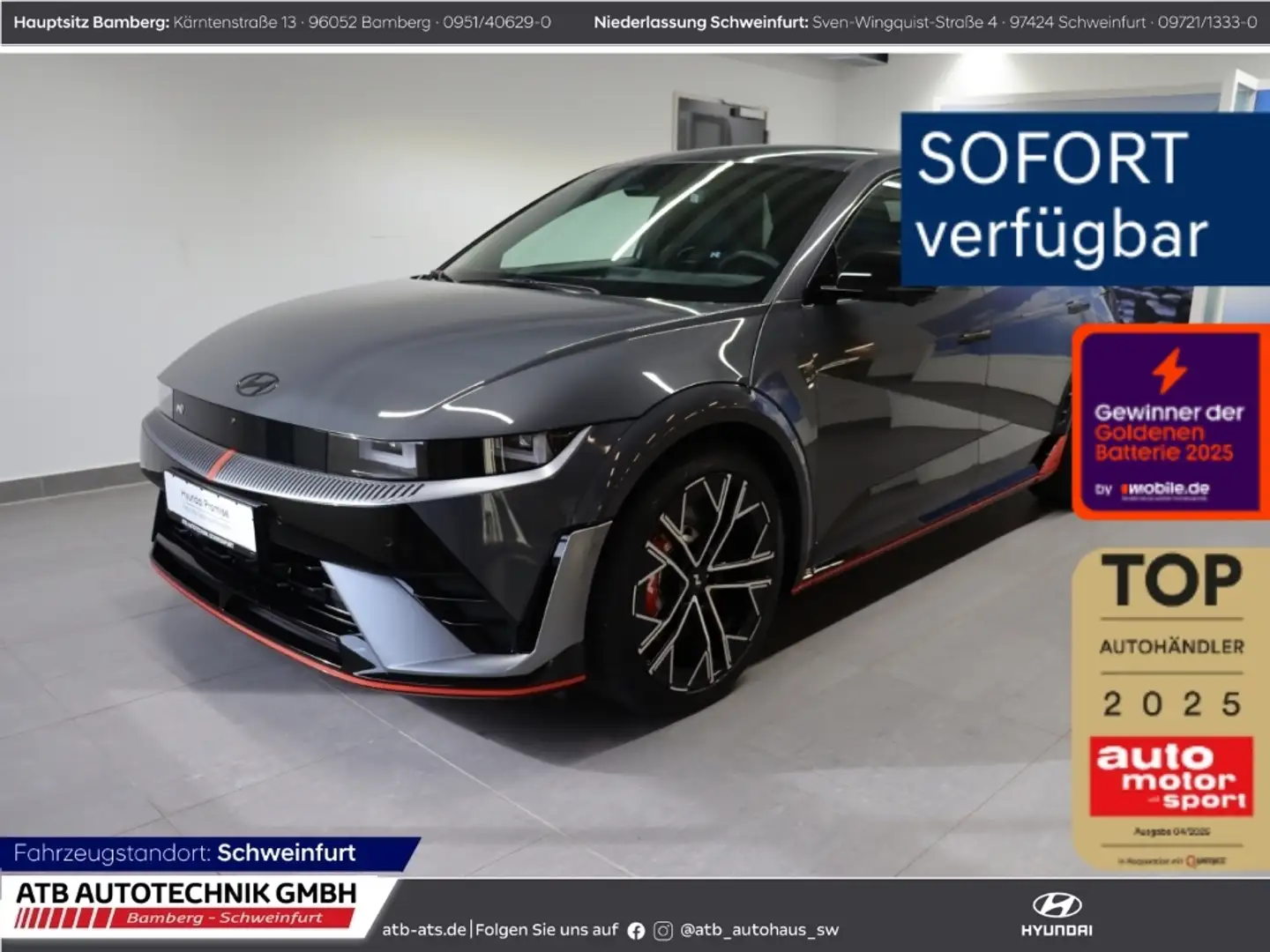 Hyundai IONIQ 5 84kWh Batterie 609PS SOH 99,2% HUD Navi Soundsyste Grijs - 1