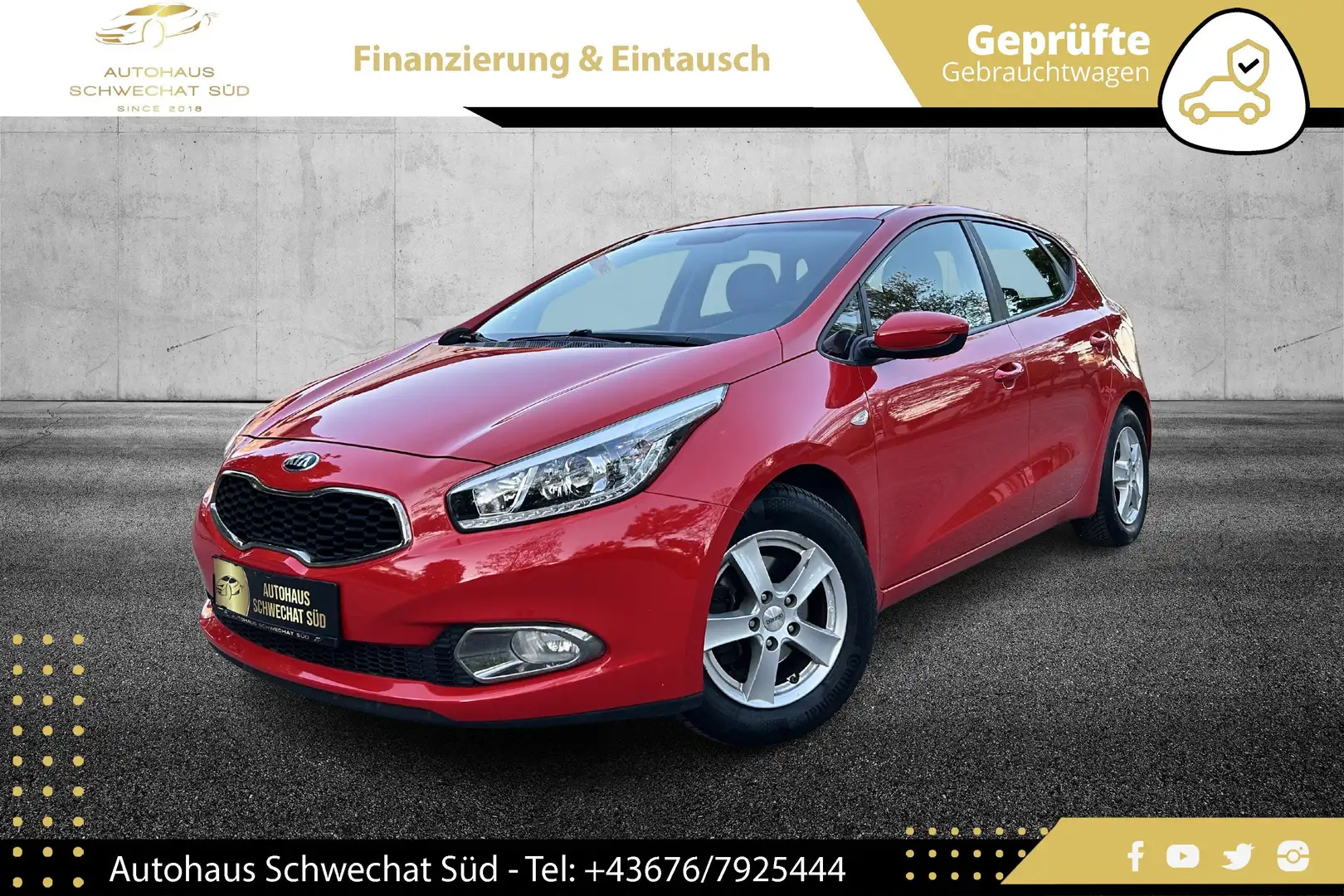Kia Ceed / cee'd 1,4 MPI CVVT Österreich Edition - 1