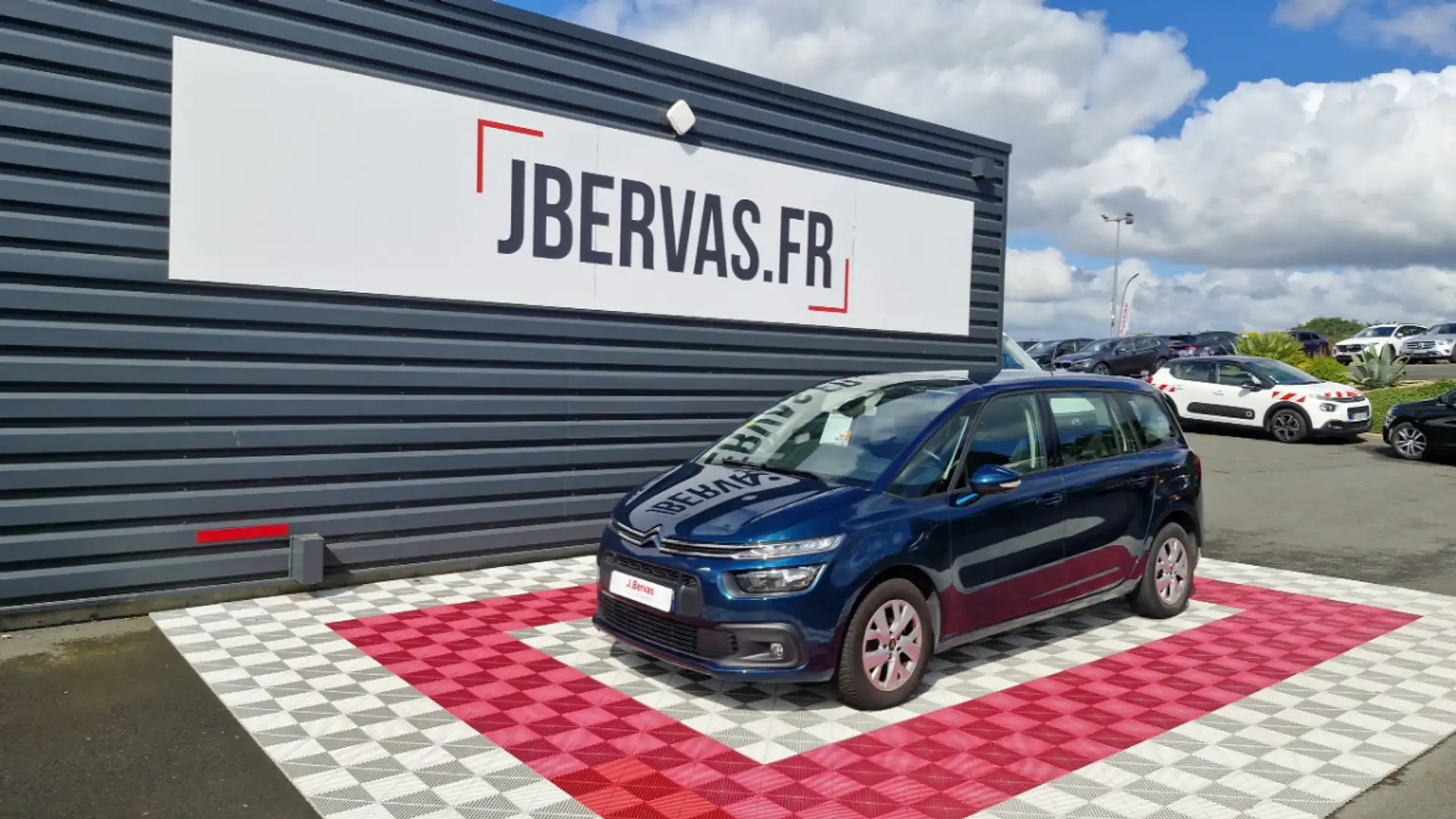 Citroen Grand C4 SpaceTourer bluehdi 130 ss bvm6 business Bleu - 1