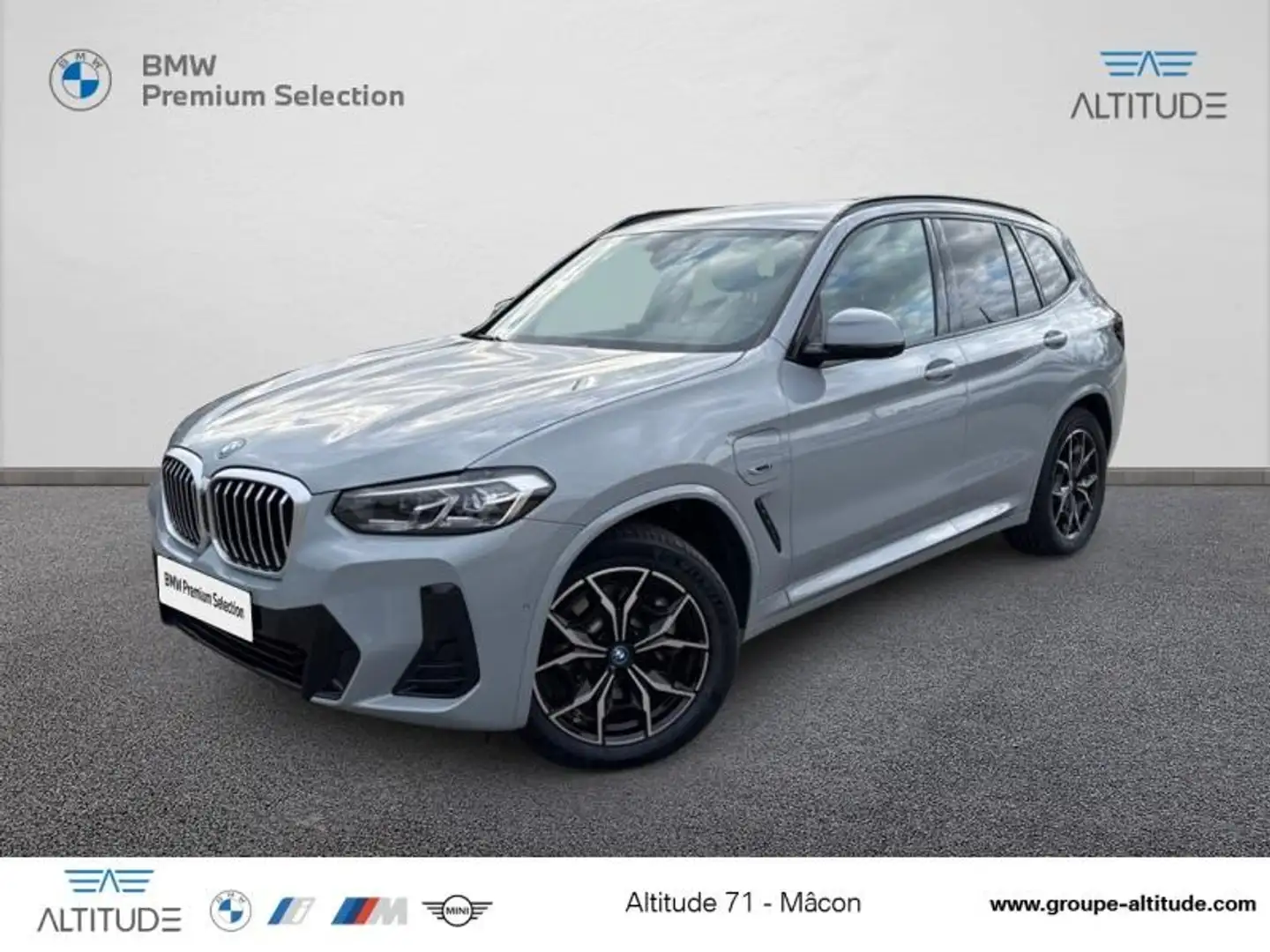 BMW X3 xDrive30e 292ch M Sport Gris - 1