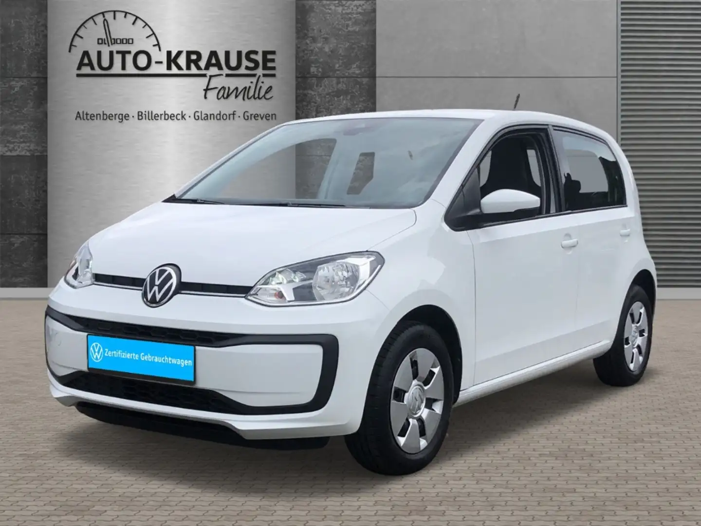 Volkswagen up! 1.0 DAB Rückfahrkam. Temp PDC GA Klima Blanc - 1