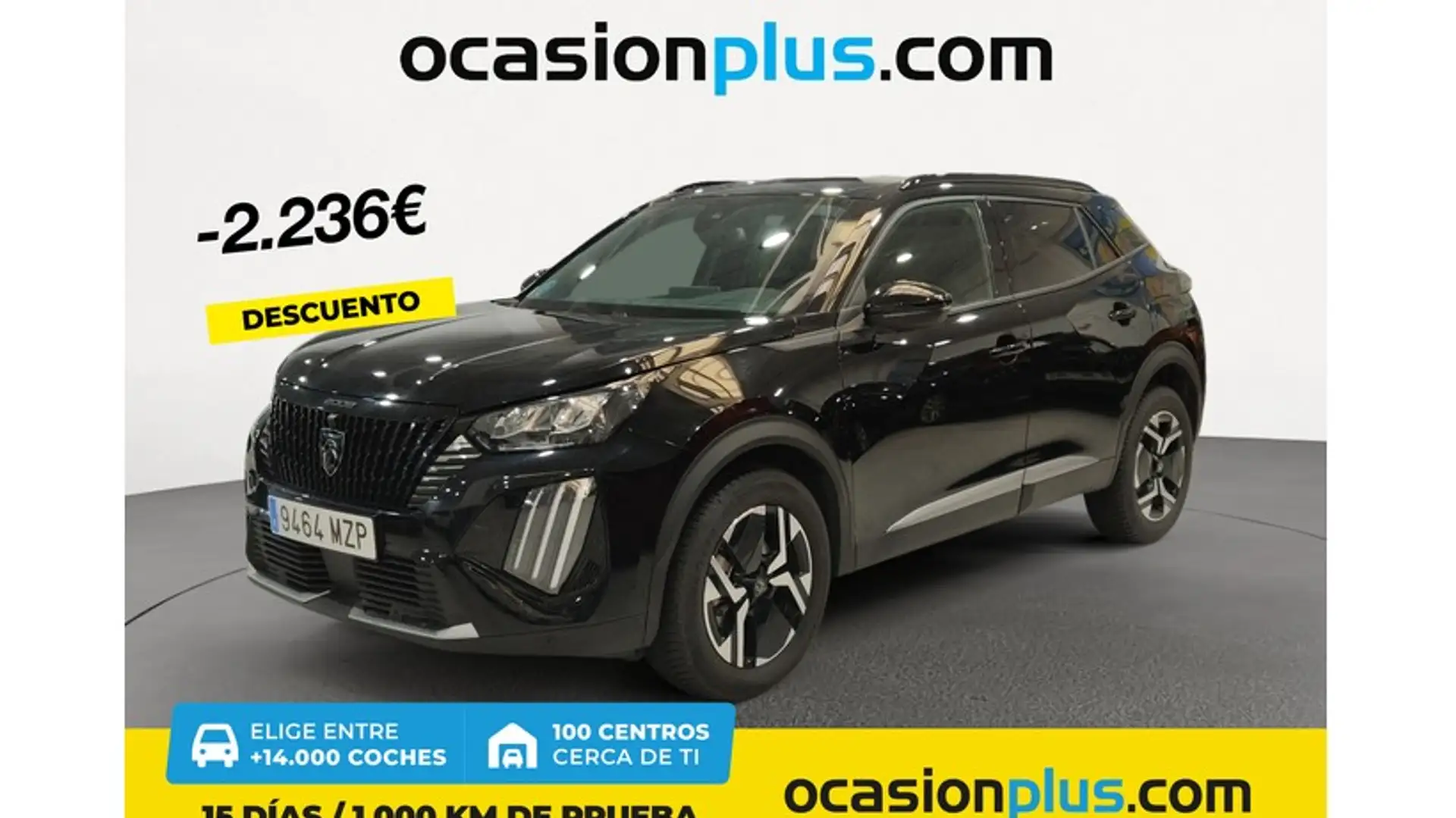 Peugeot 2008 Hybrid 136 Allure eDCS6 Negro - 1