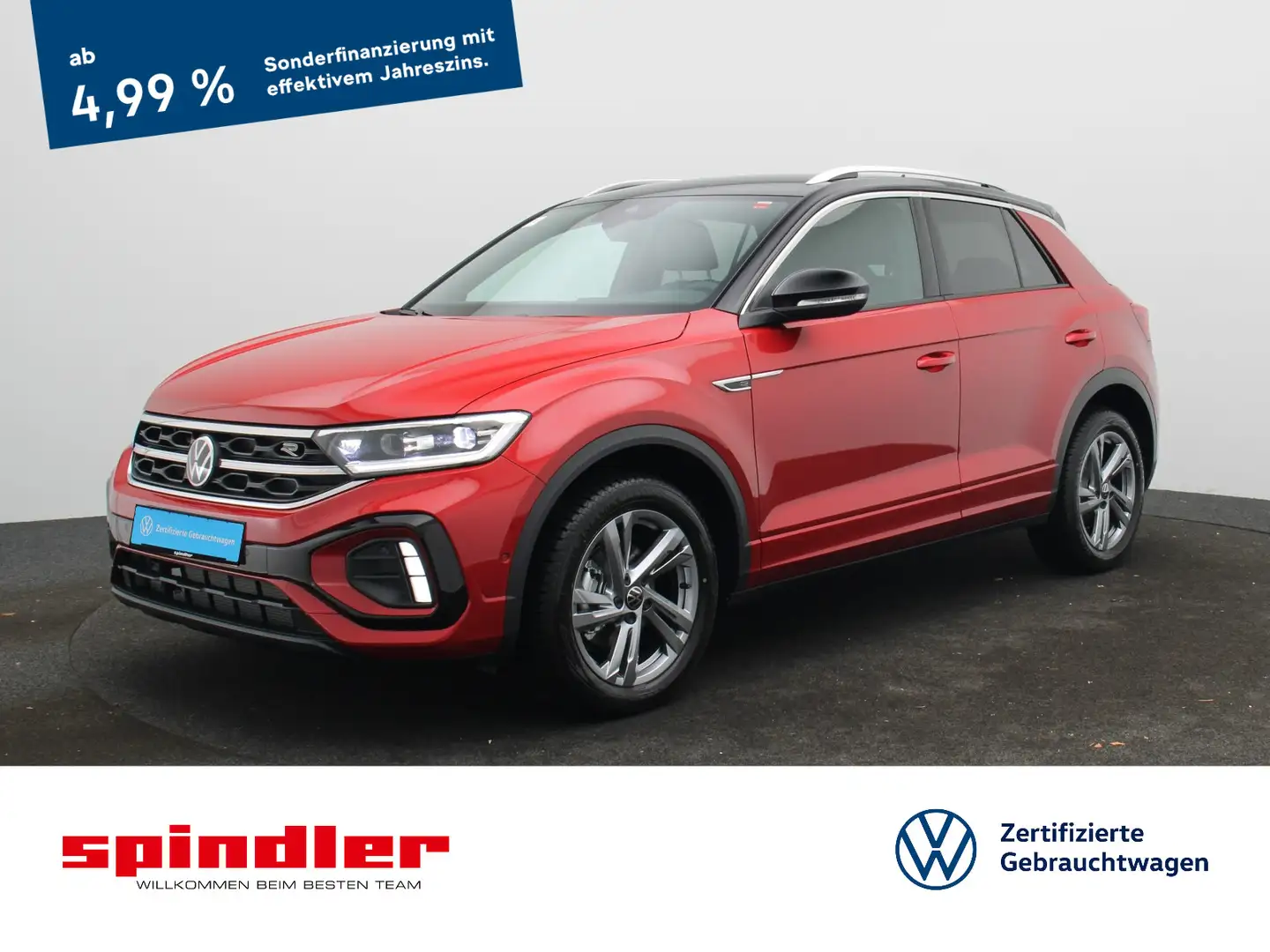 Volkswagen T-Roc R-Line 1.5 TSI DSG  / AHK, SHZ, PDC, LED+ Rot - 1