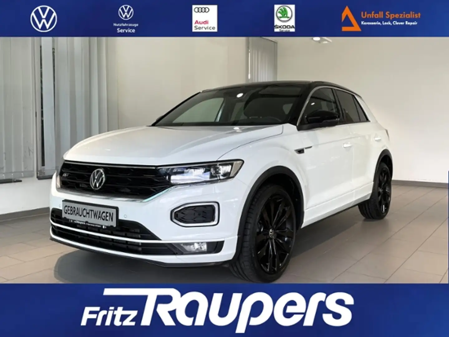 Volkswagen T-Roc 2.0 TSI DSG 4Motion Blanc - 1