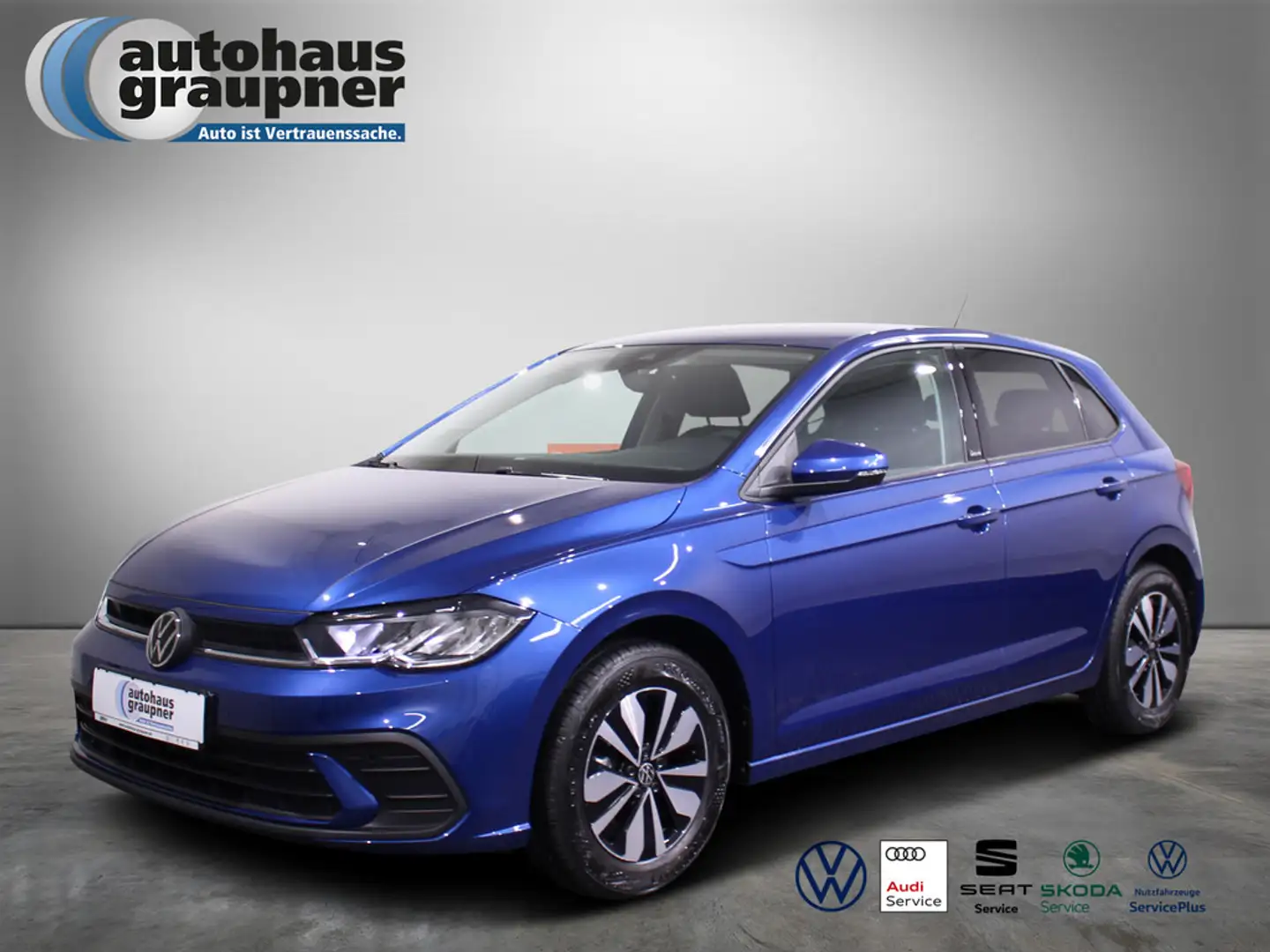 Volkswagen Polo 1.0 MOVE PDC LED SCHEINWERFER Blauw - 1