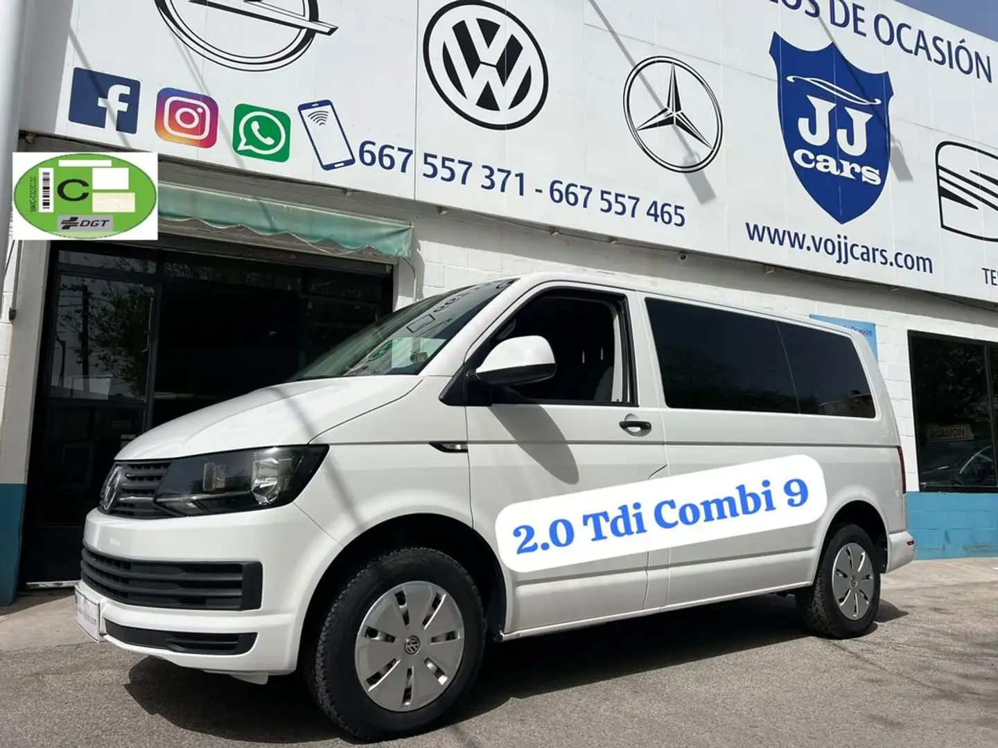 Volkswagen Transporter Kombi PRO 2.0TDI BMT Techo Medio Blanco - 1
