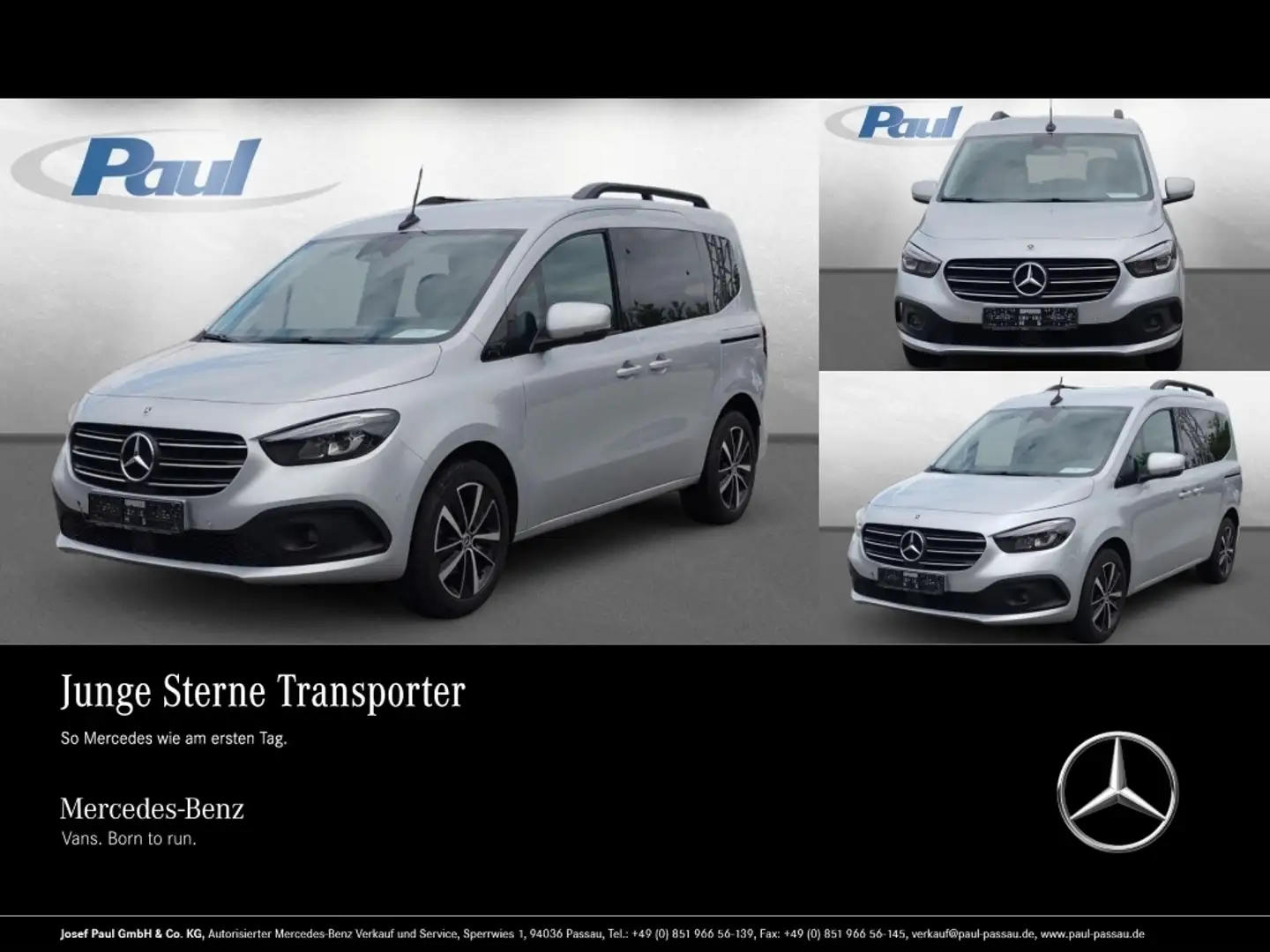 Mercedes-Benz T-Class T 180 Style Navi+Kamera+LED+Tempomat+17"Alu+PTS Argent - 1