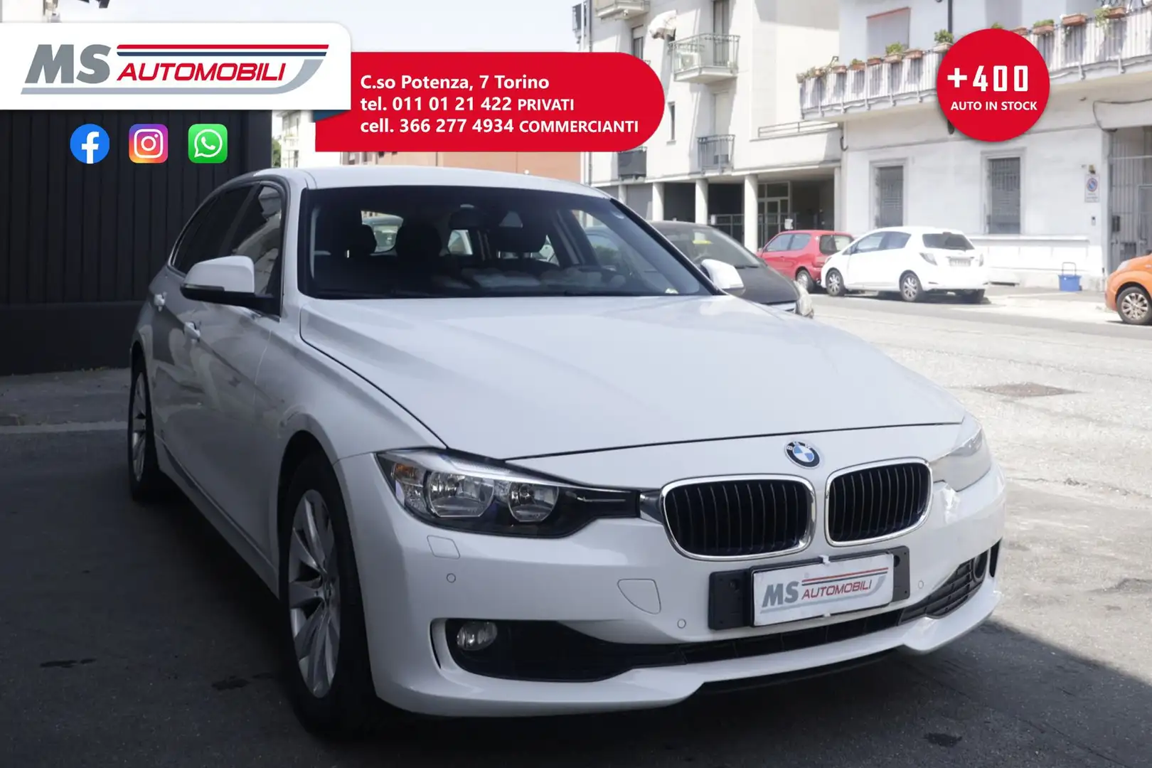 BMW 316 316d Touring Unicoproprietario Blanc - 1