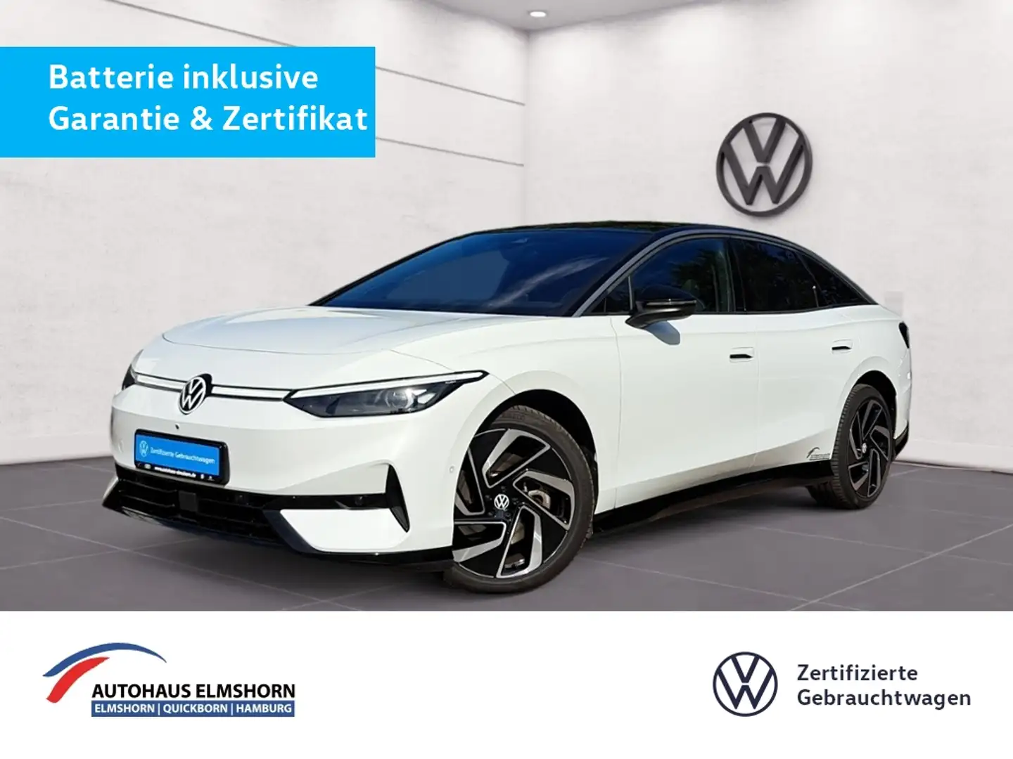 Volkswagen ID.7 Pro NAV HARMAN MATRIX 4xKAM DCC 20" WÄRMEPUM Bílá - 1