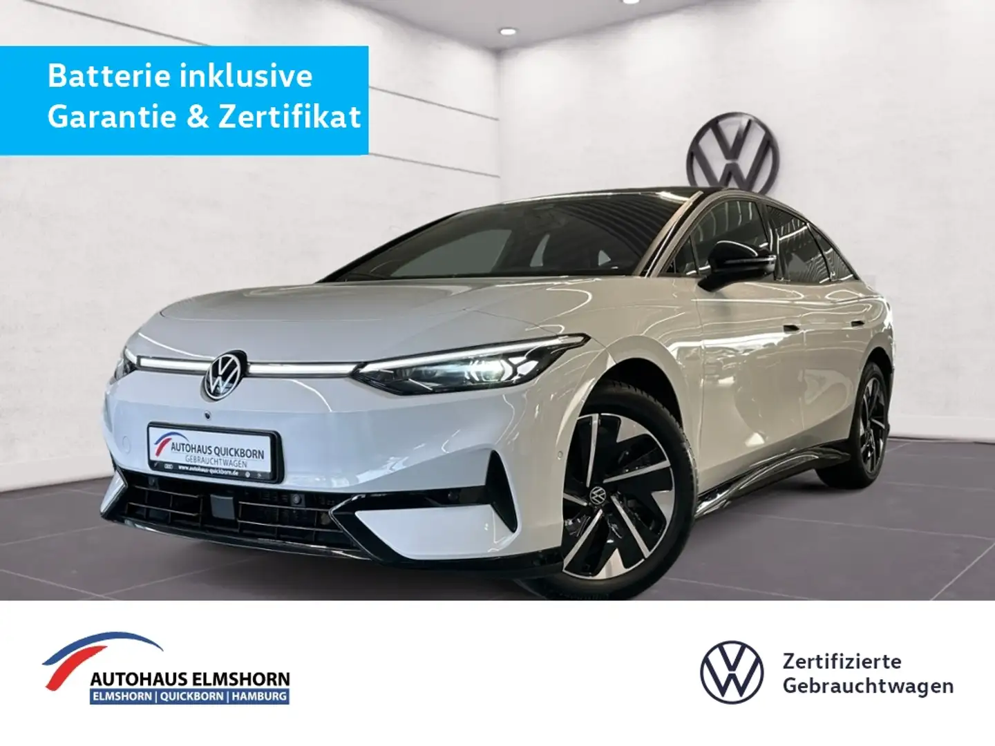 Volkswagen ID.7 Pro NAV HARMAN MATRIX 4xKAM DCC 20" WÄRMEPUM Weiß - 1