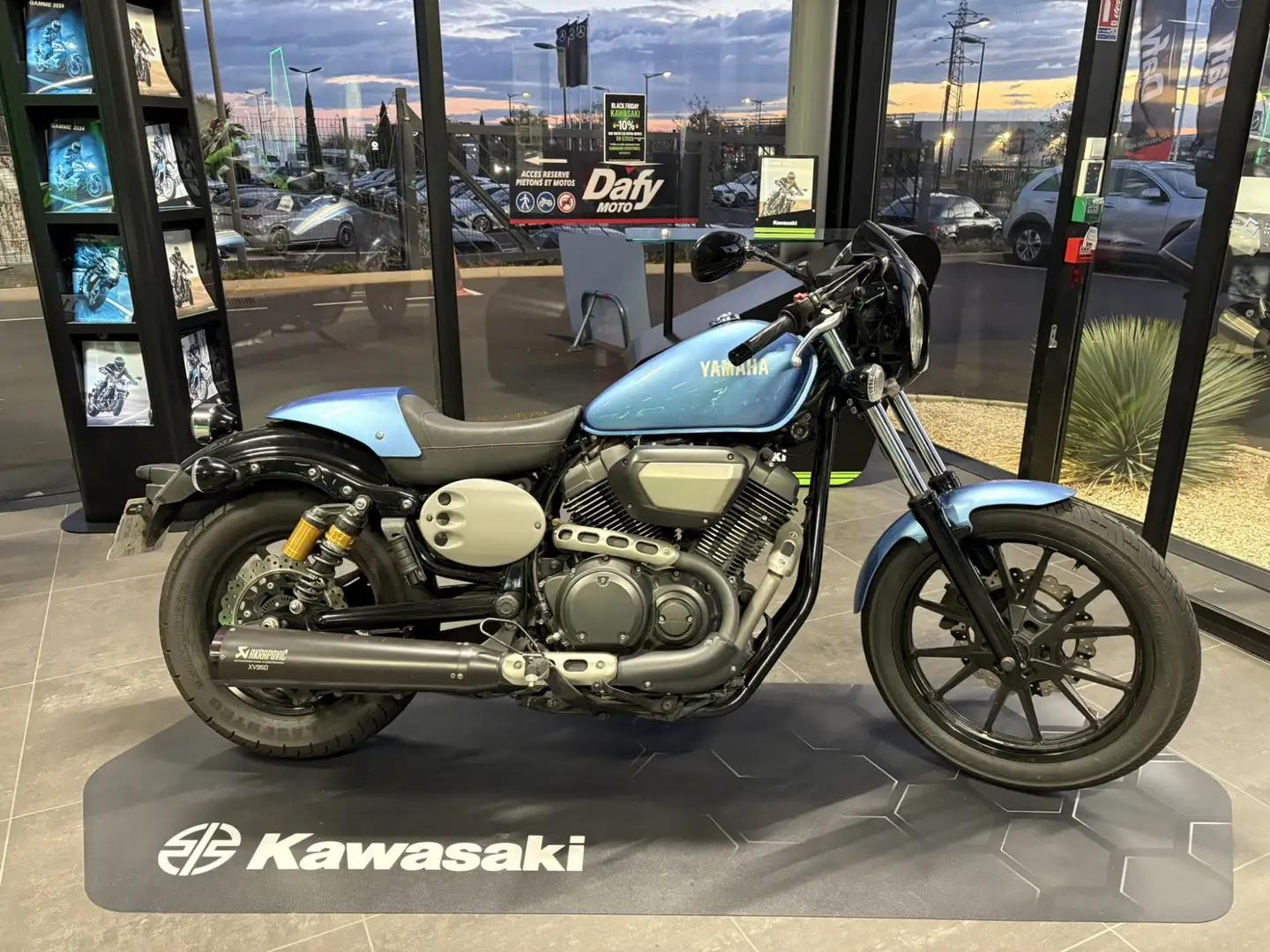 Yamaha XV 950 Blau - 1