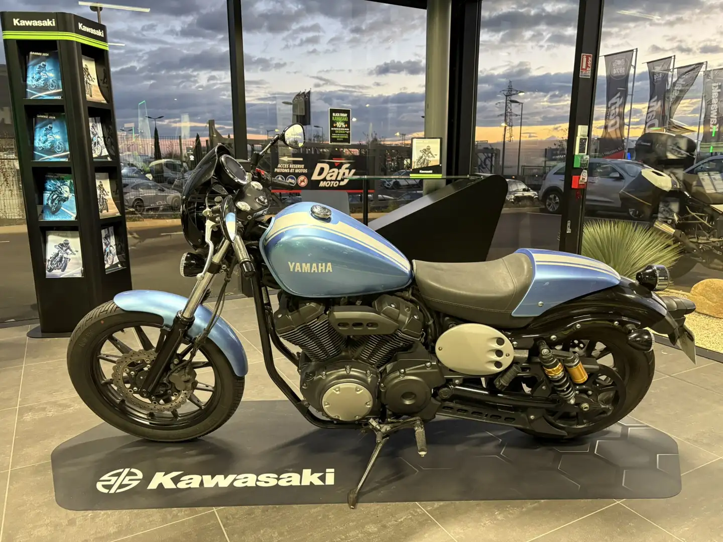 Yamaha XV 950 Blau - 2