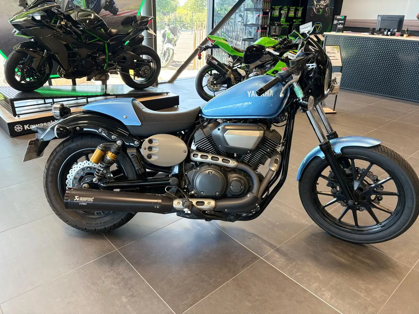 Yamaha XV 950 Blau - 1