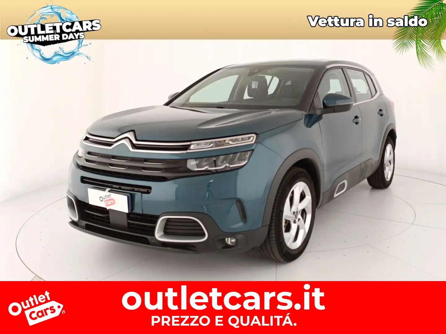 Citroen C5 Aircross 1.2 puretech feel s&s 130cv eat8 my20 Verde - 1