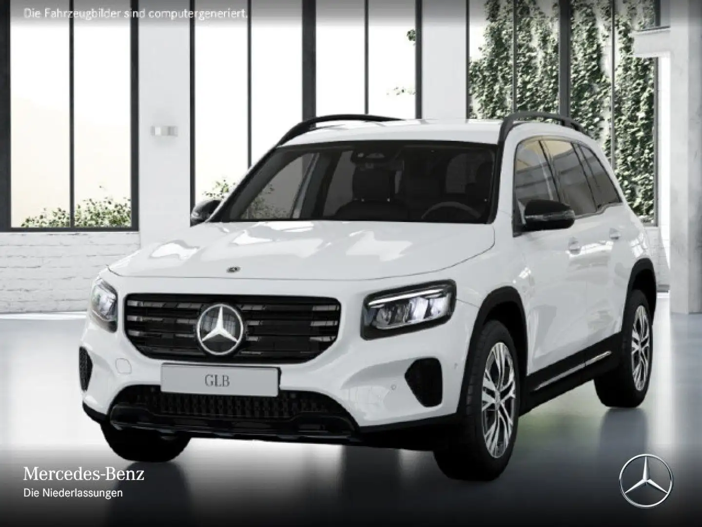 Mercedes-Benz GLB 200 PROGRESSIVE+NIGHT+AHK+LED+KAMERA+TOTW+7G Blanc - 2