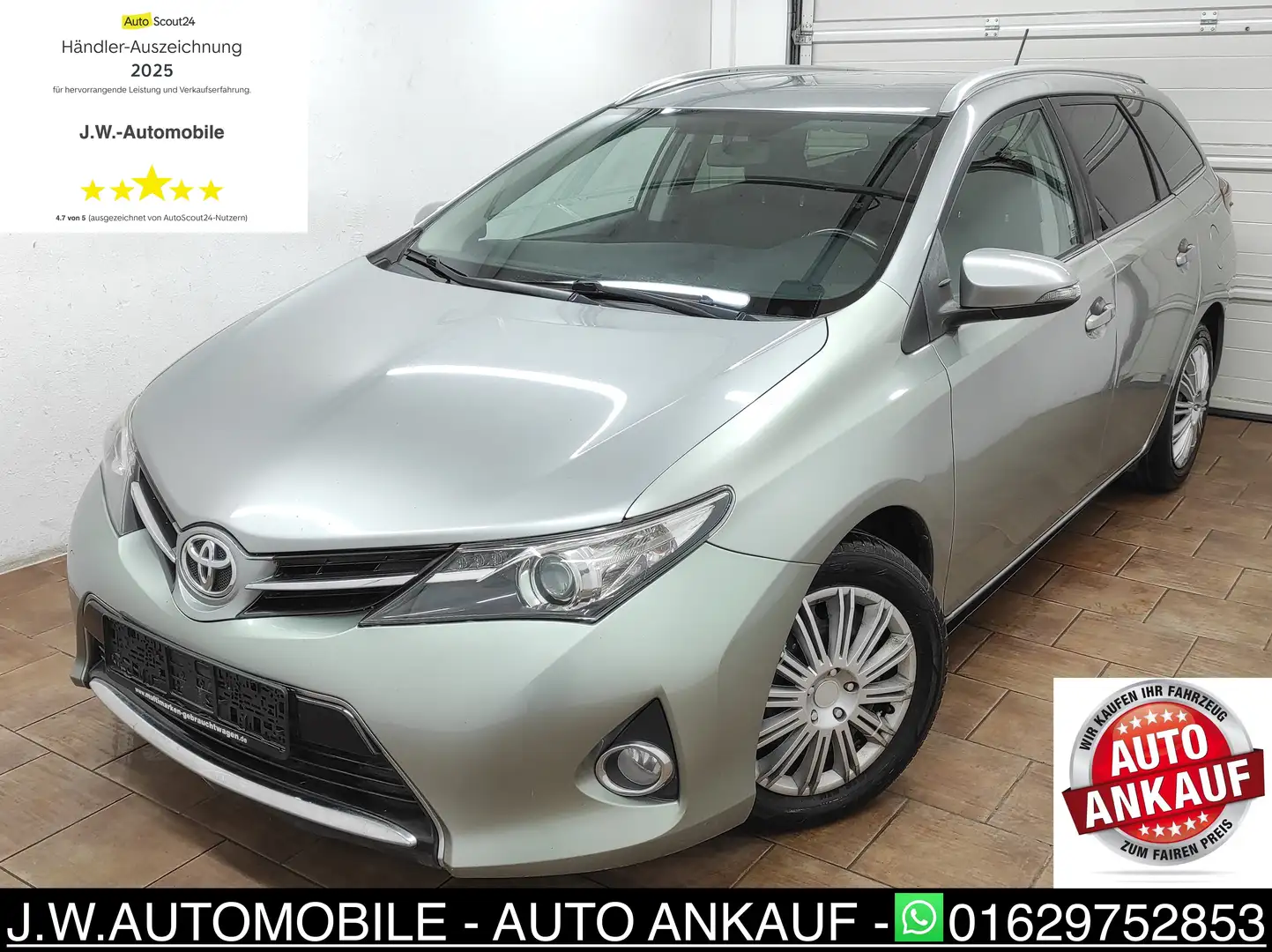 Toyota Auris TOURING 1.4 COOL EURO-5 KLIMA ESP SHZ SERVO LED ZV Gris - 2