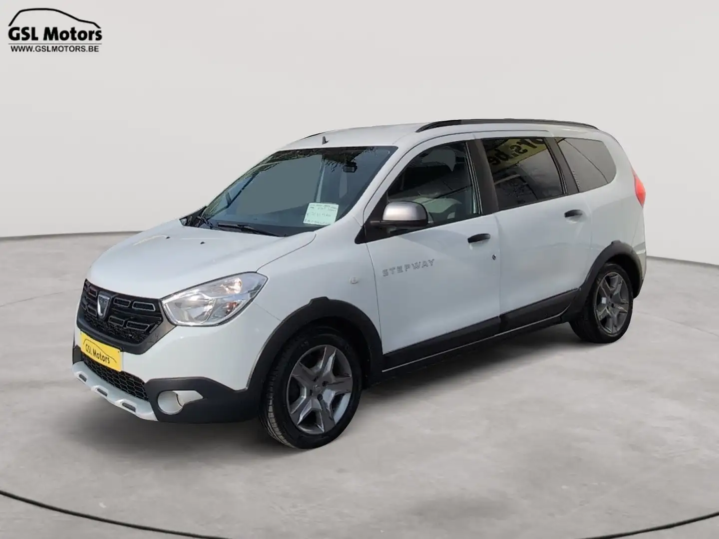 Dacia Lodgy Stepway 1.5dCi 110cv Blanc 05/17 Airco GPS Capteur Blanc - 1