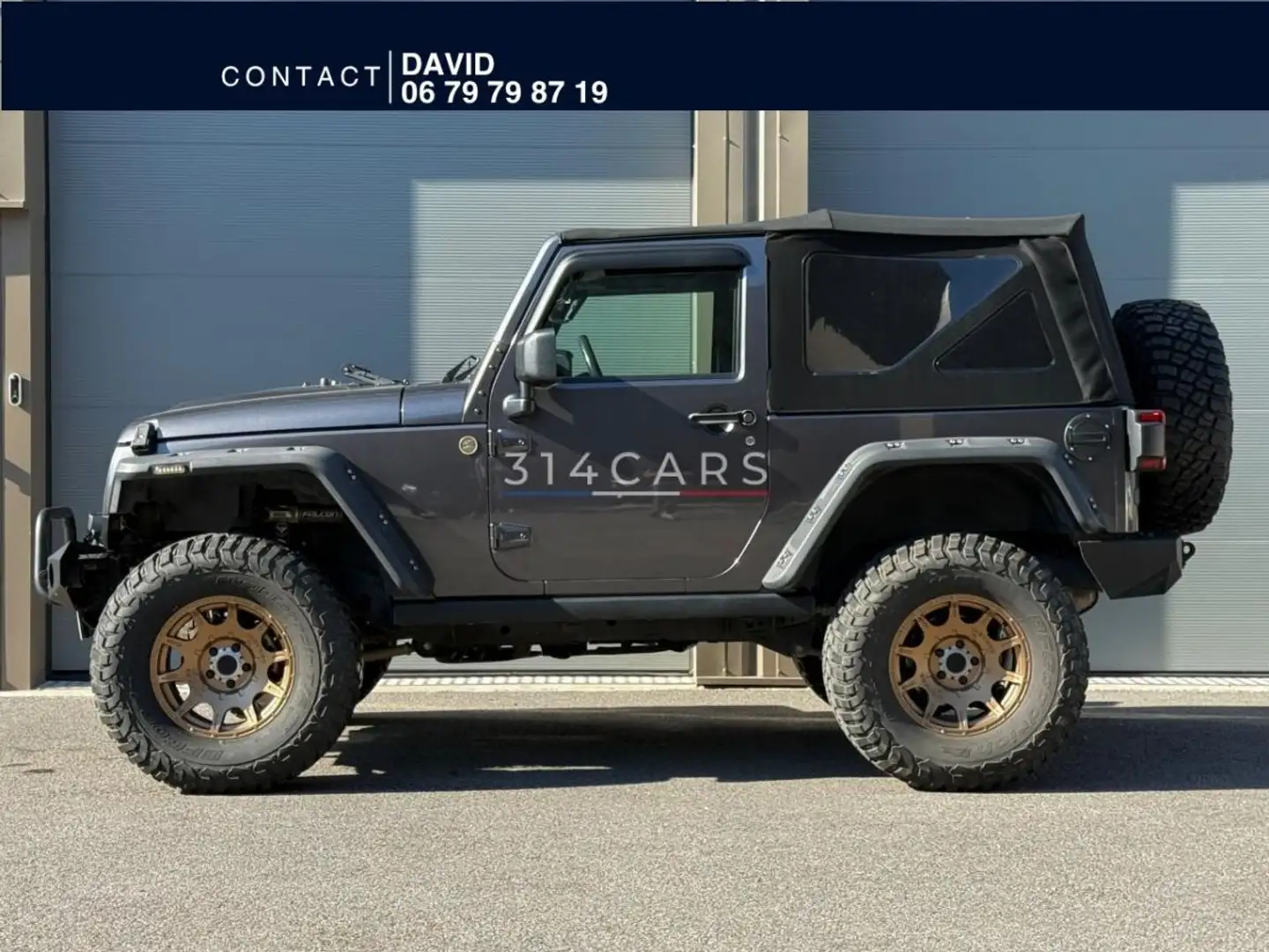 Jeep Wrangler 2.8 CRD BVA 177 Zwart - 2