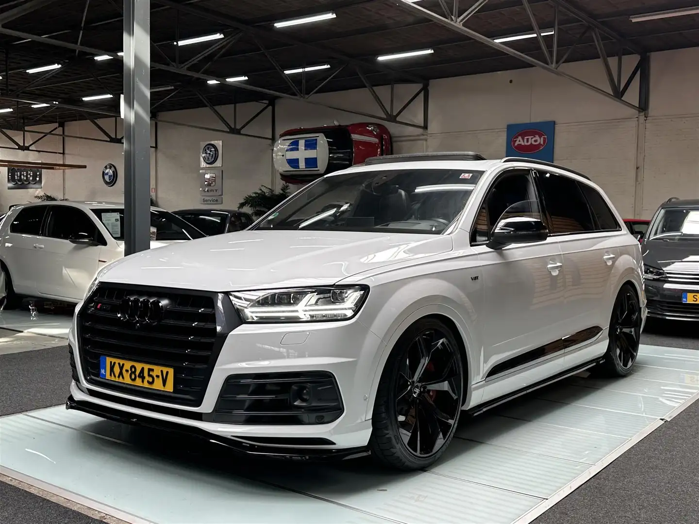 Audi SQ7 4.0 TDI | B&O | PANO | HUD | NL-auto | 4-Wheel ste Bílá - 1