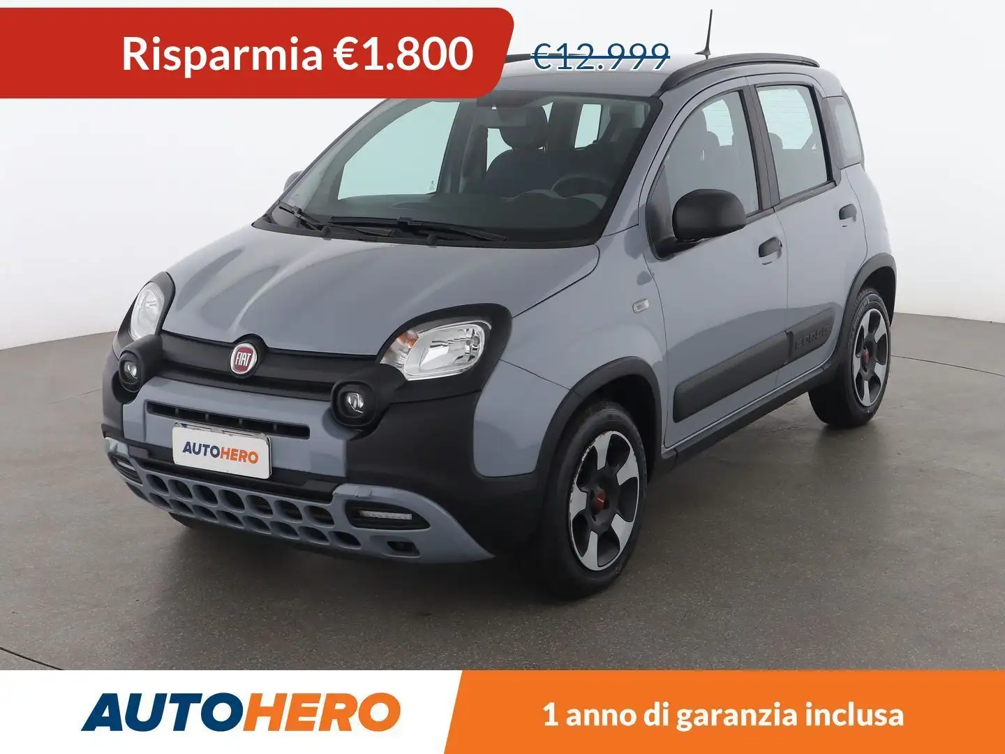 Fiat Panda 1.0 Mild-Hybrid City Cross MHEV Grijs - 1
