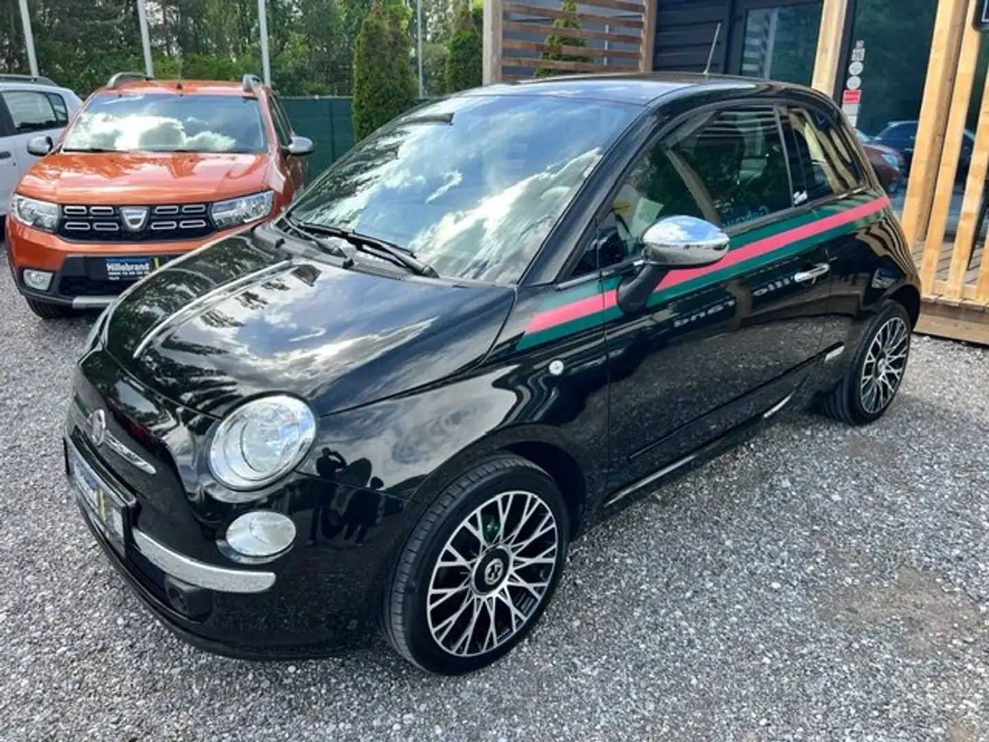 Fiat 500 1,2 "by Gucci" Limitierte SonderEDITION Schwarz - 2