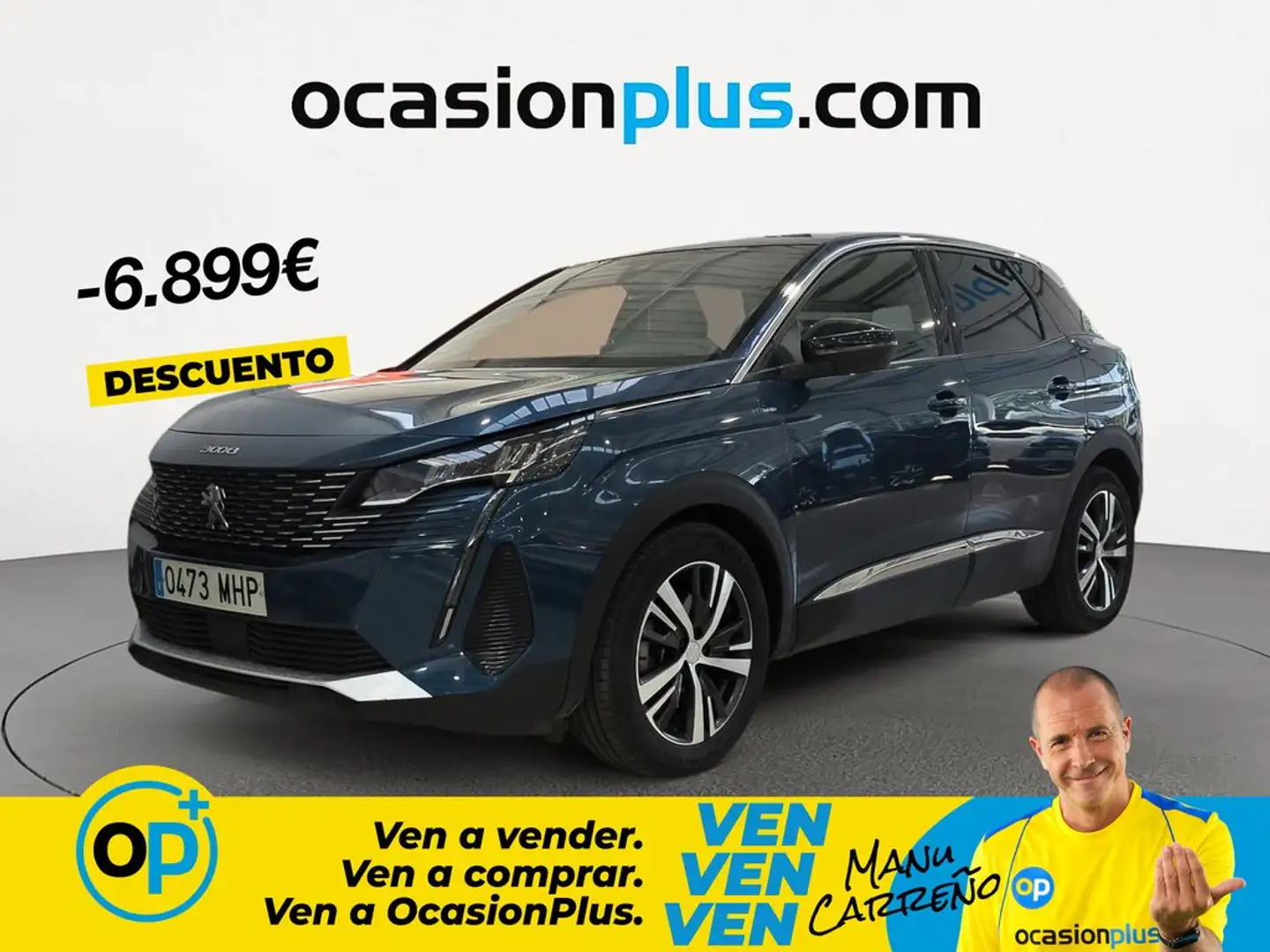 Peugeot 3008 HYB PHEV 225 Allure Pack e-EAT8 Azul - 1
