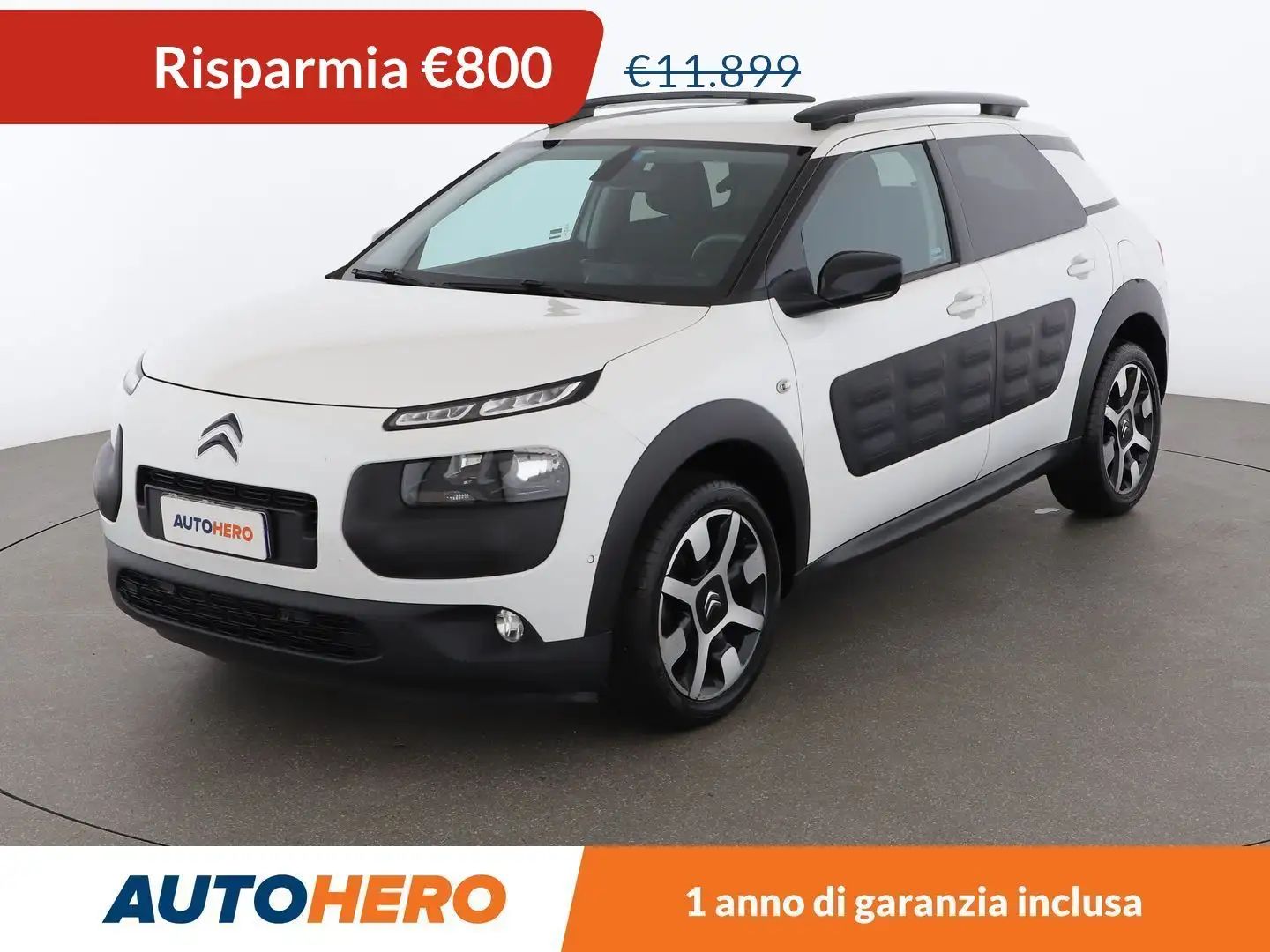 Citroen C4 Cactus 1.6 Blue-HDi Shine 100 CV Bianco - 1