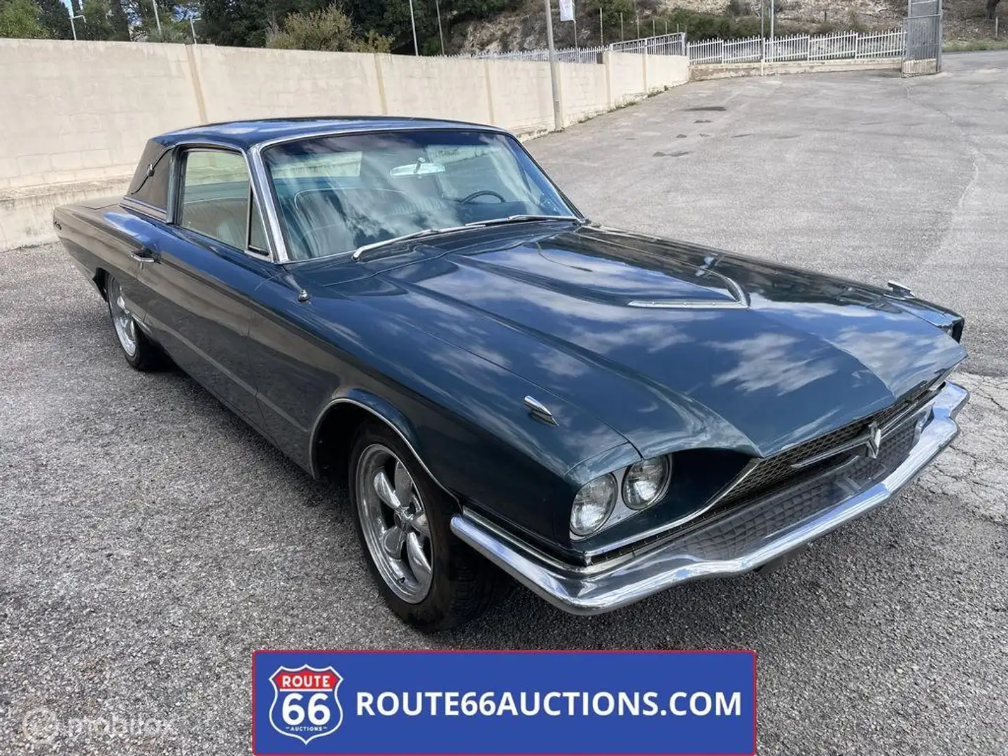 Ford Thunderbird | 1966 | Route 66 Auctions Zwart - 1