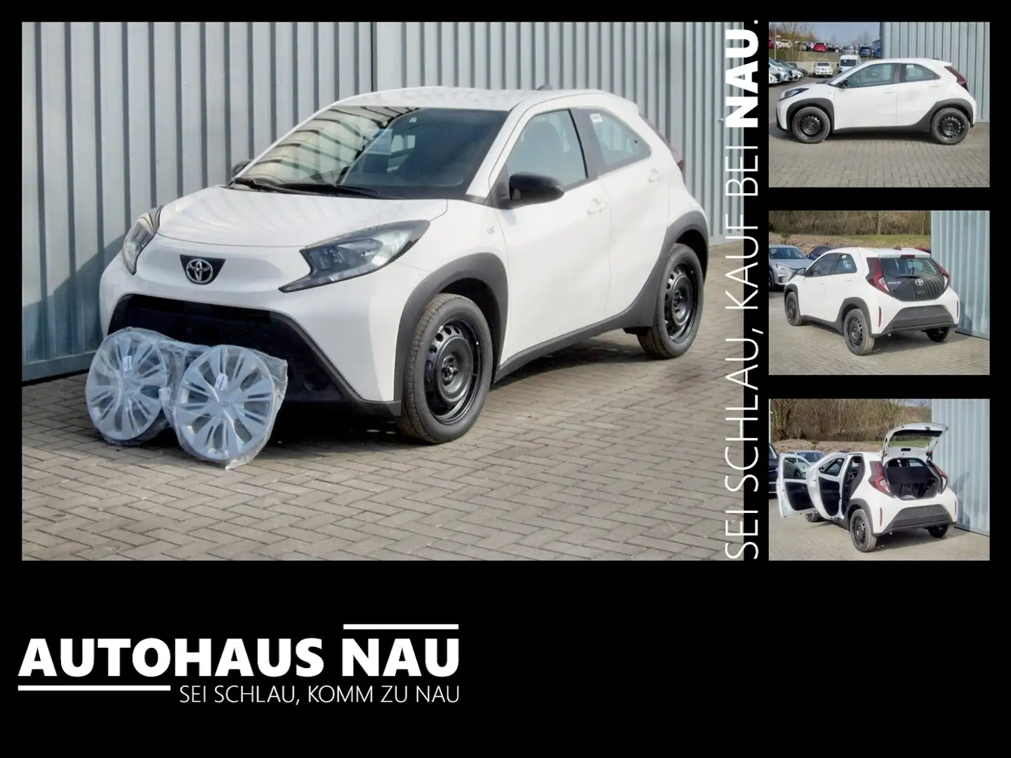 Toyota Aygo 1.0 CVT Automatikgetrieb mit Rückfahrkamera Blanc - 1