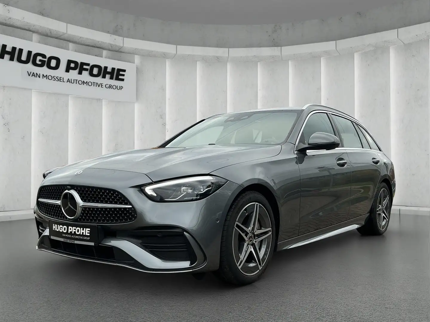 Mercedes-Benz C 300 T AMG Line (EURO 6e) Grau - 1