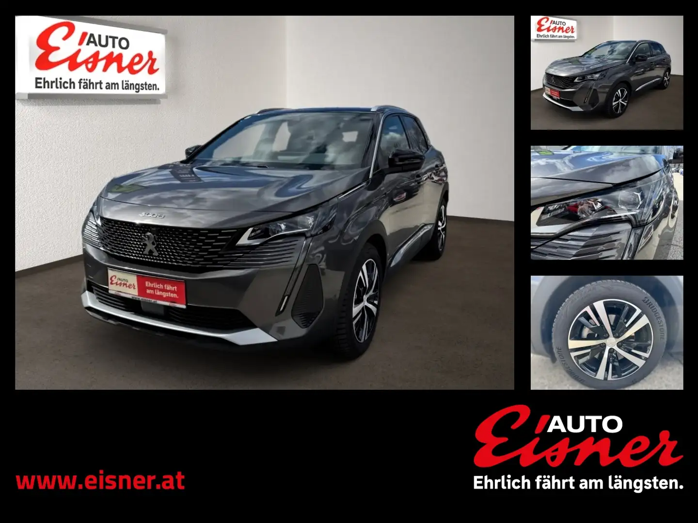 Peugeot 3008 SUV HYBRID 225 E-EAT8 GT Gris - 1