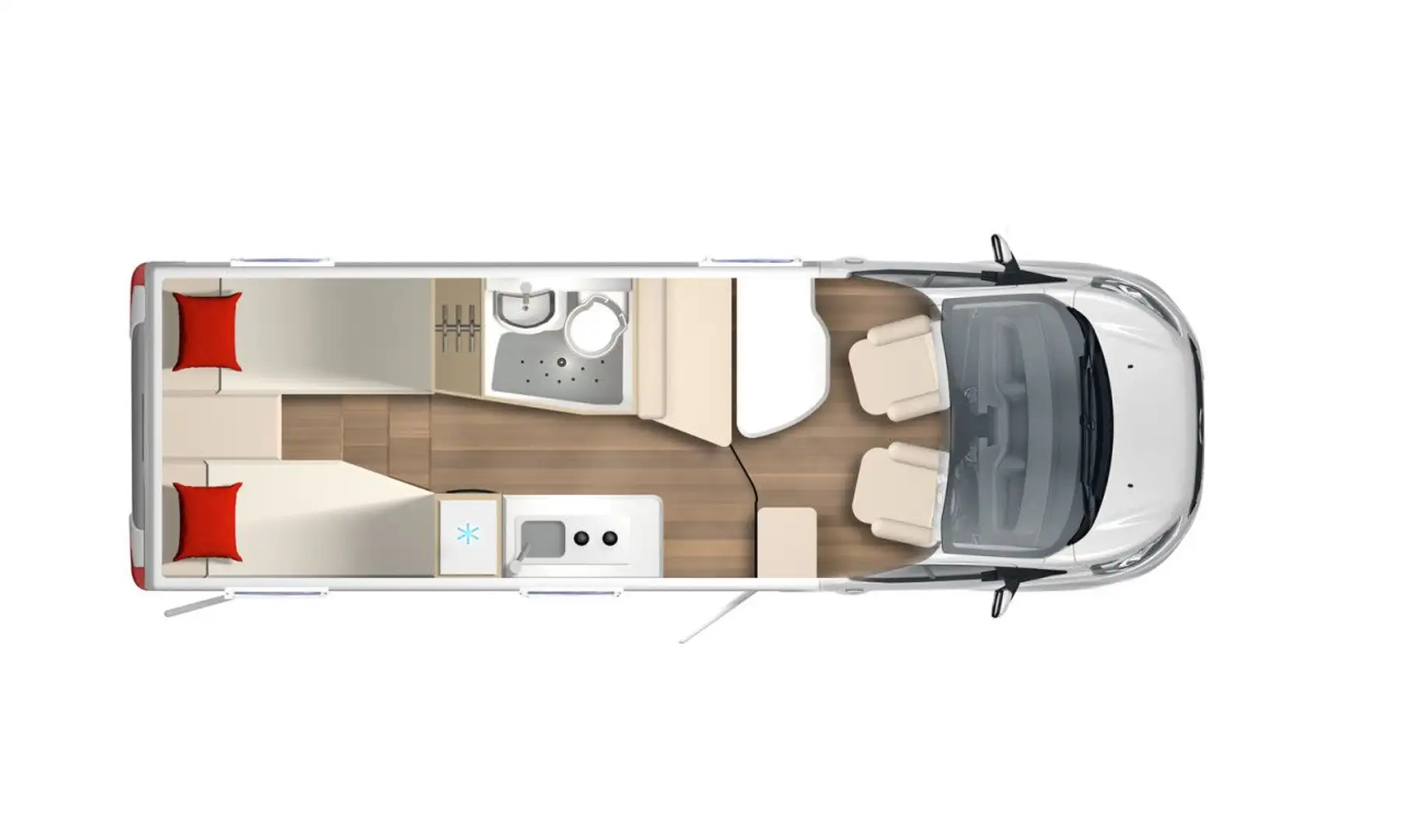 Bürstner Lineo T 690 G, Winterpaket,6E,XENON,AKTION Weiß - 2