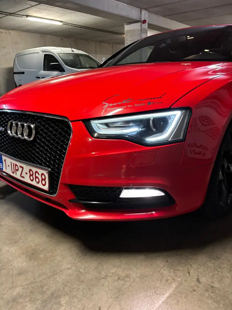 Audi A5 A5 Sportback 2.0 TDi Clean Diesel S line Rood - 2