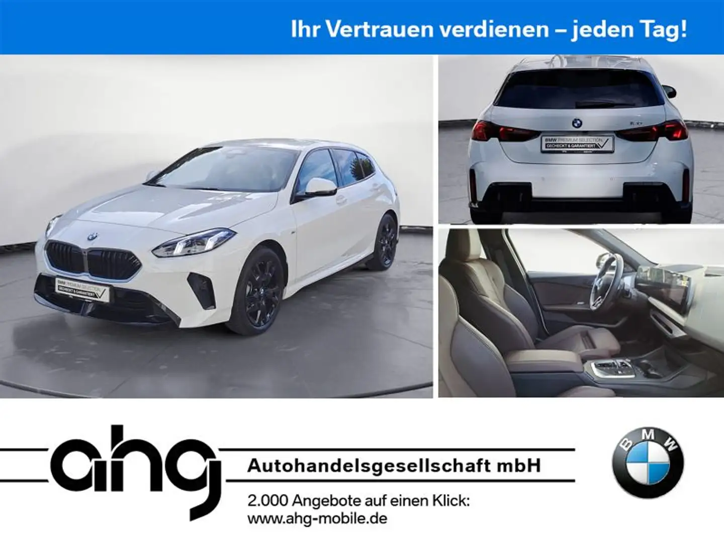 BMW 120 i M-Sport *Navi*Memory*Kamera*LED*HUD*H&K*PDC Blanc - 1