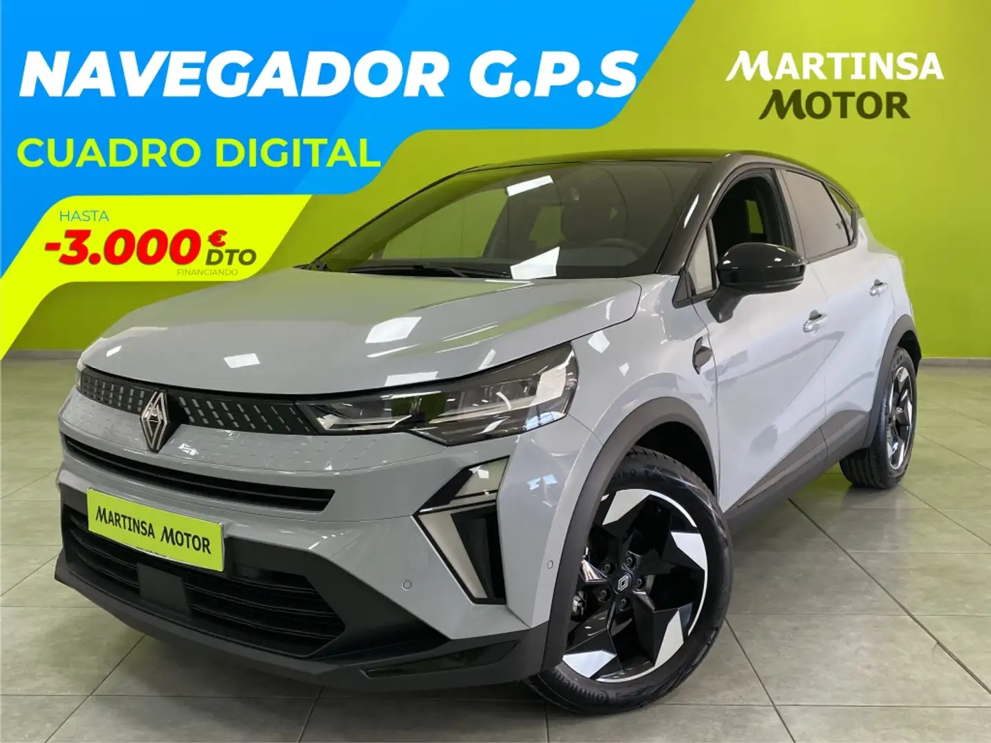 Renault Captur TCe Techno 67kW Gris - 1