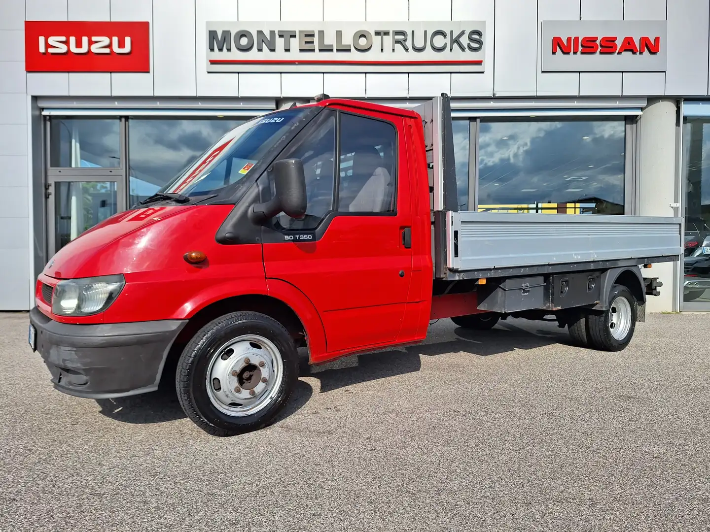 Ford Transit 2.4D 90 T350 Cassone Fisso 3650x2140 mm 1540KG Rosso - 1