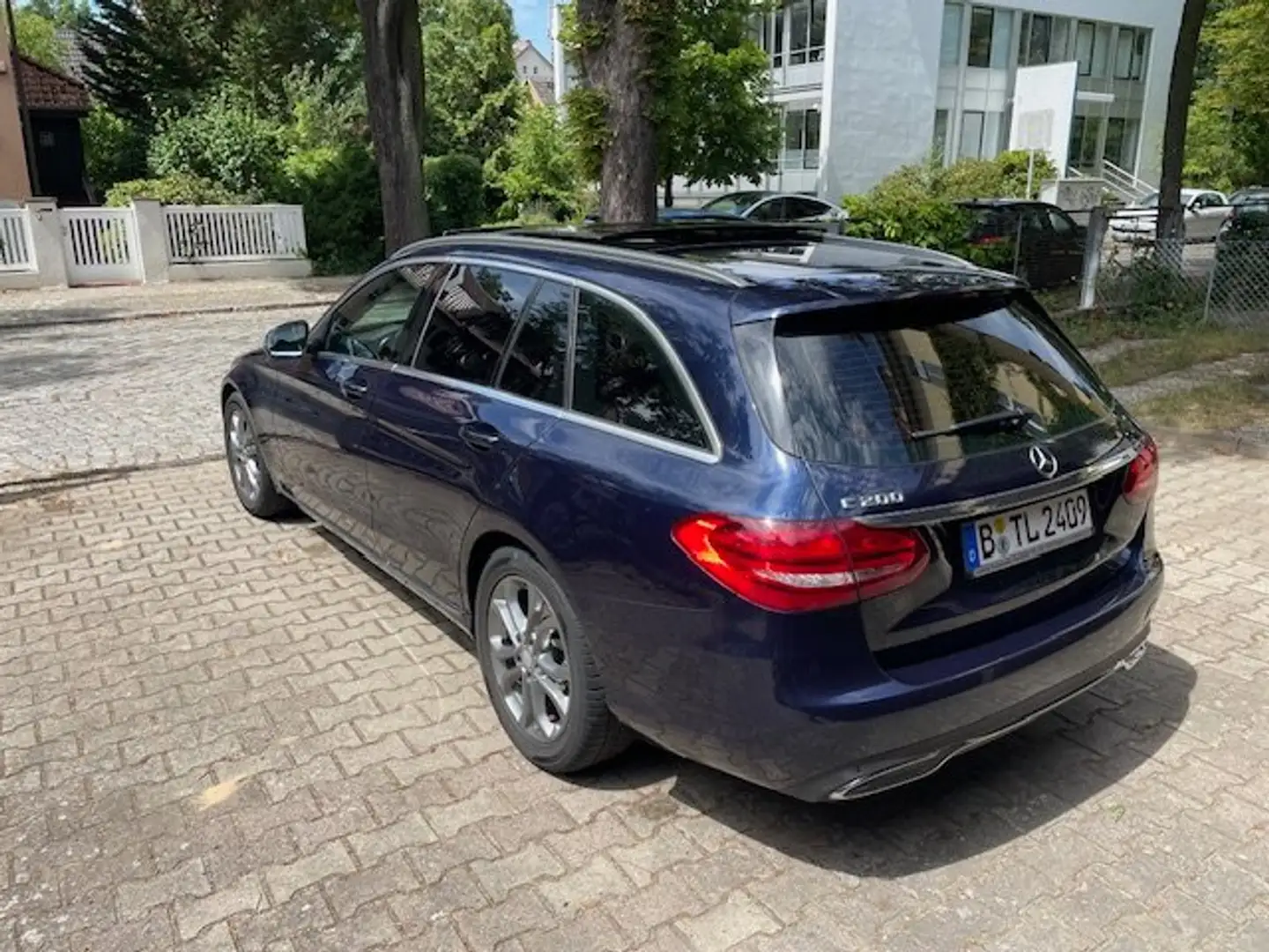 Mercedes-Benz C 200 C-Klasse T-Modell Avantgarde Pano/Schiebedach Blau - 2