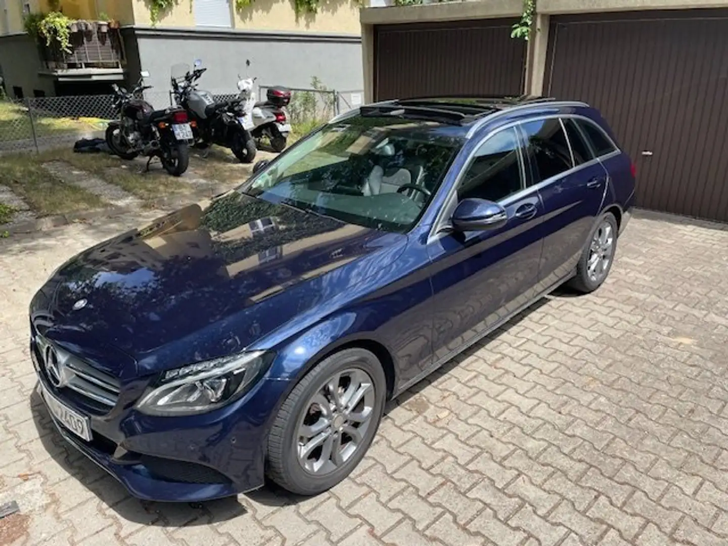 Mercedes-Benz C 200 C-Klasse T-Modell Avantgarde Pano/Schiebedach Blau - 1