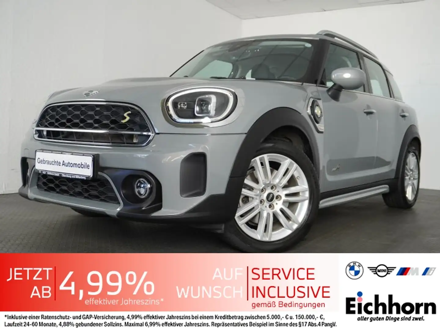 MINI Cooper SE Countryman Cooper SE ALL4 Countryman *SPORTSITZE.NAVI.PDC* Gris - 1