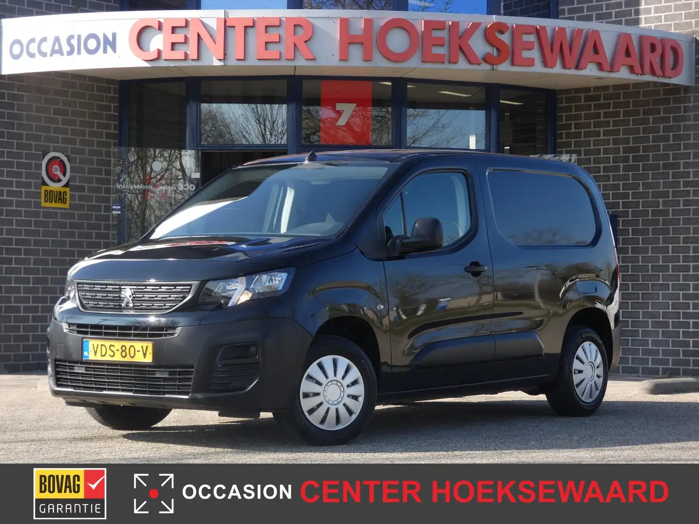 Peugeot Partner 1.5 BlueHDi Pro | Airco | Cruise | Trekhaak | Zwart - 1