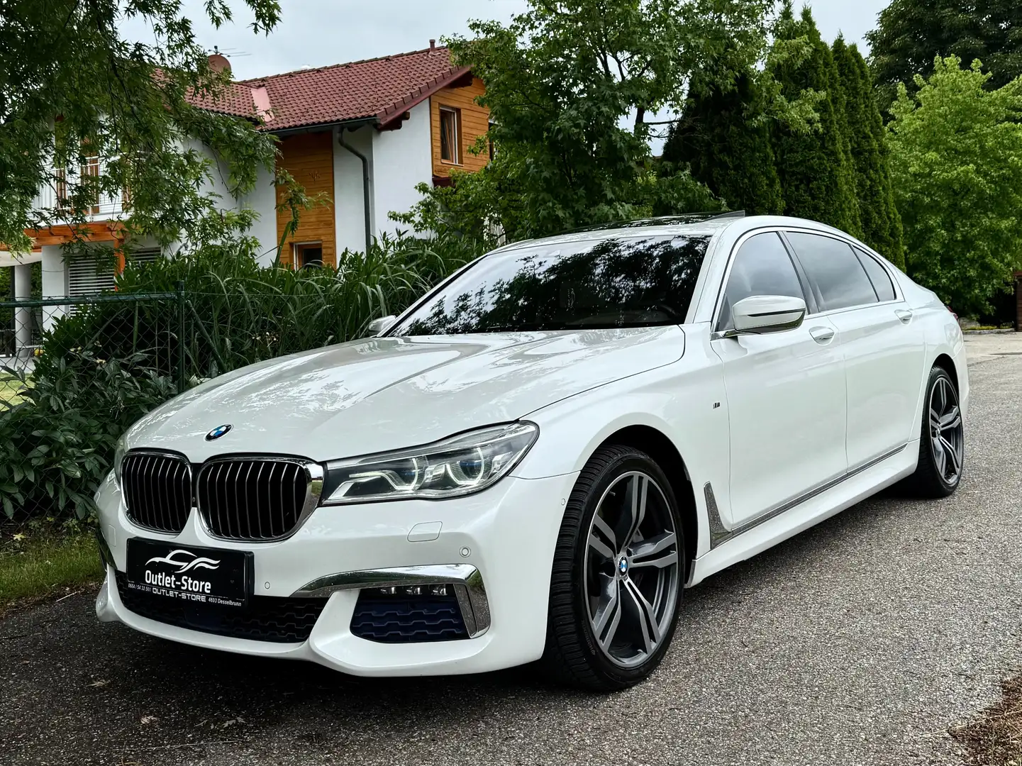 BMW 740 Ld xDrive*M-Sportpaket*Luft*Harman*Gestik*Traum* Blanc - 1